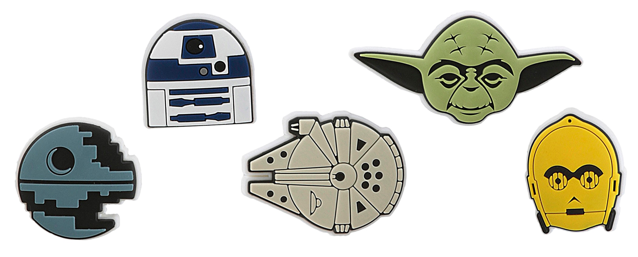 Crocs Schuhanstecker »Jibbitz™ Star Wars«, (Set, 5 tlg., Kein Spielzeug. Nicht für Kinder...