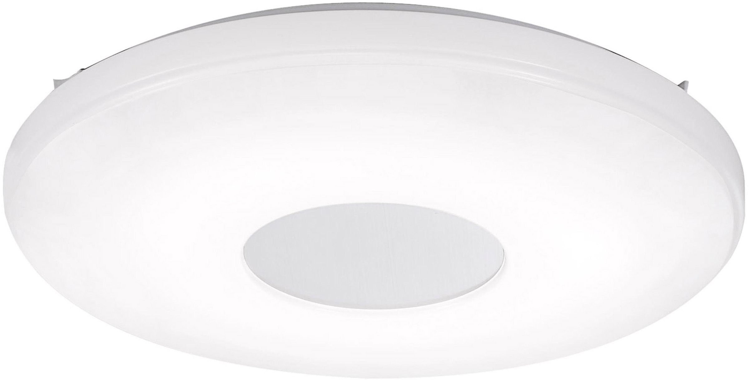 Leuchten Direkt Deckenleuchte LAVINIA, LED-Board, Warmweiß-Neutralweiß-Tageslichtweiß, CCT Farbtemperaturregelung (verstellbar von 2700-5000K) Dimmbar über Fernbedienung Memory nach Trennung vom Netz, Ø 44 cm