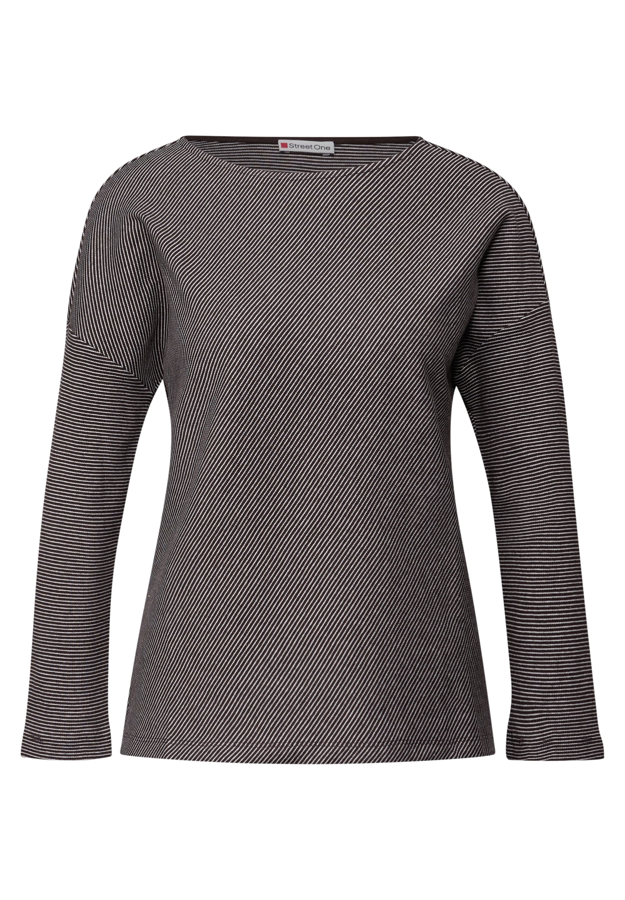 STREET ONE 3/4-Arm-Shirt, aus Baumwolle mit Stretchante