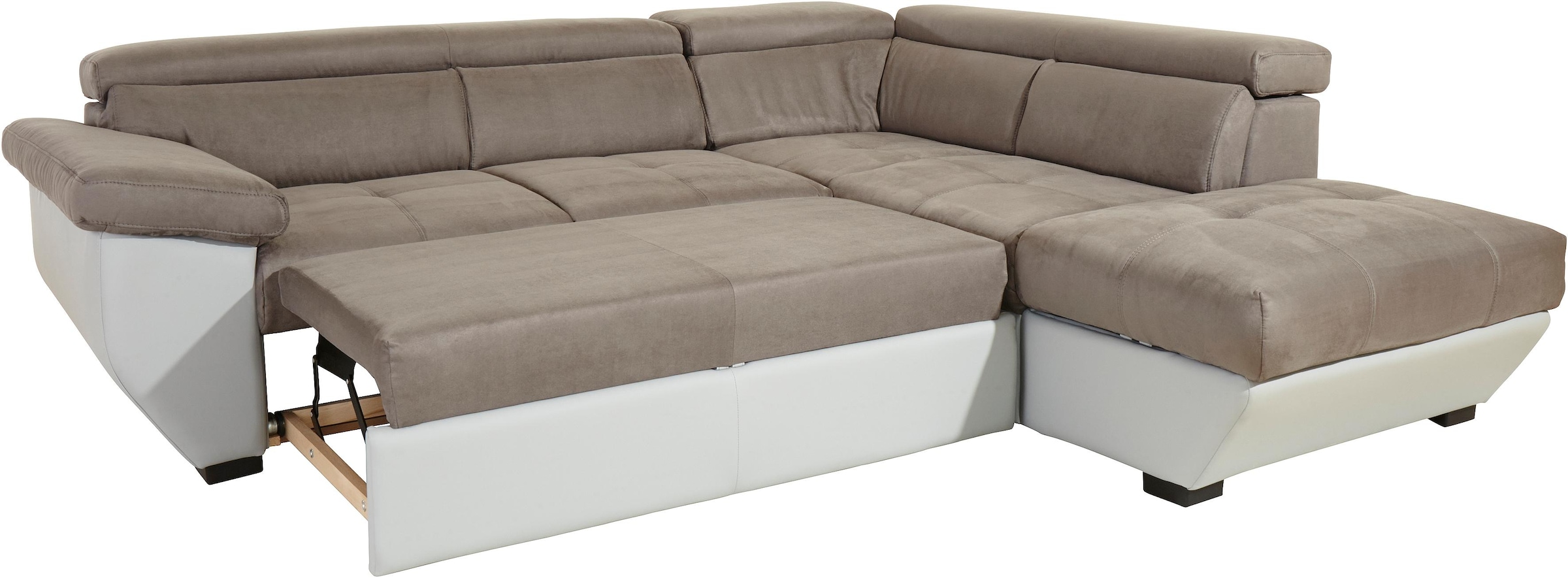 COTTA Ecksofa »Speedway L-Form«, mit Kopfteilverstellung, wahlweise mit Bettfunktion & Bettkasten