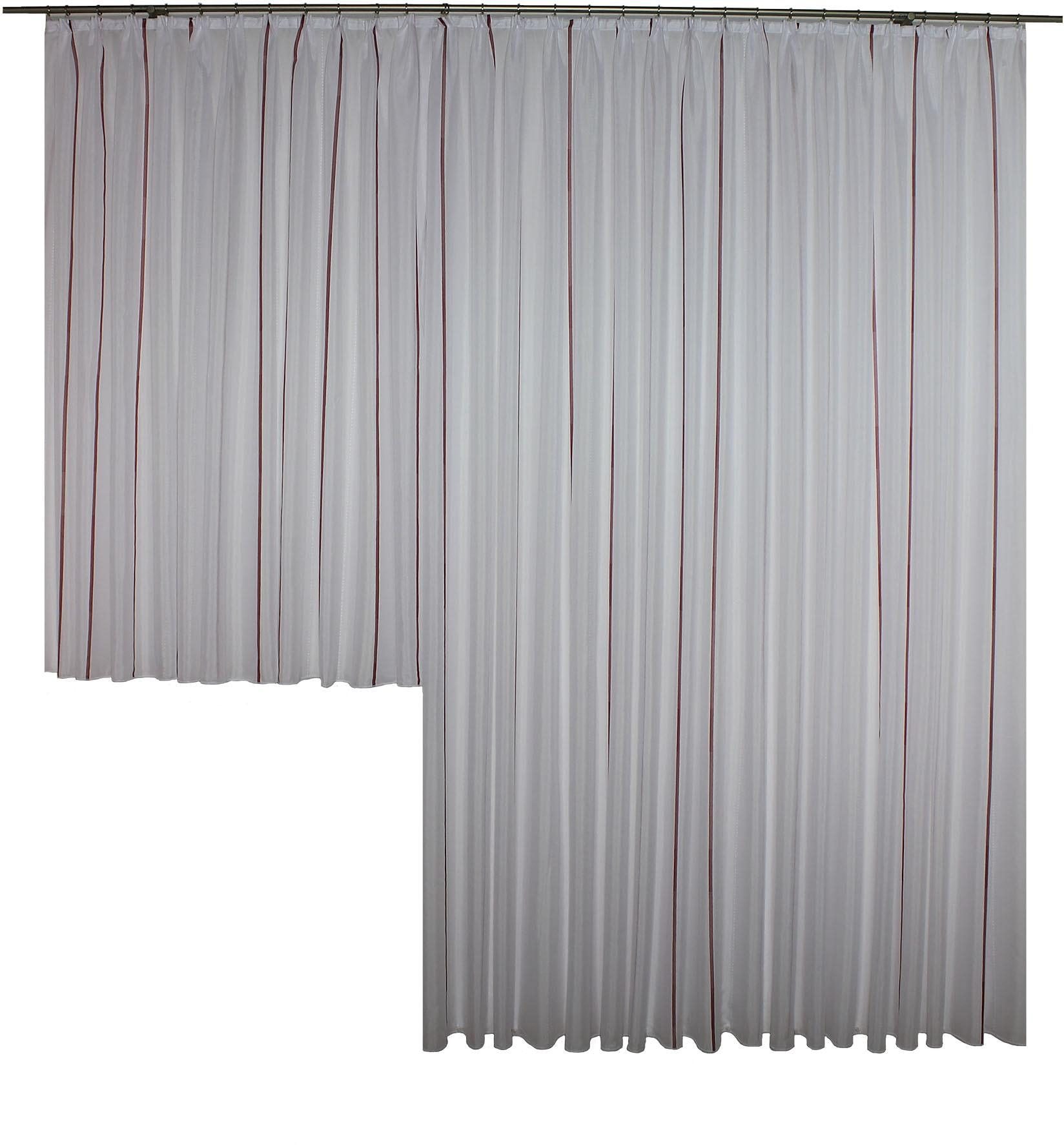Wirth Vorhang "Betsy" Faltenband 1 Stk. tlg. Store