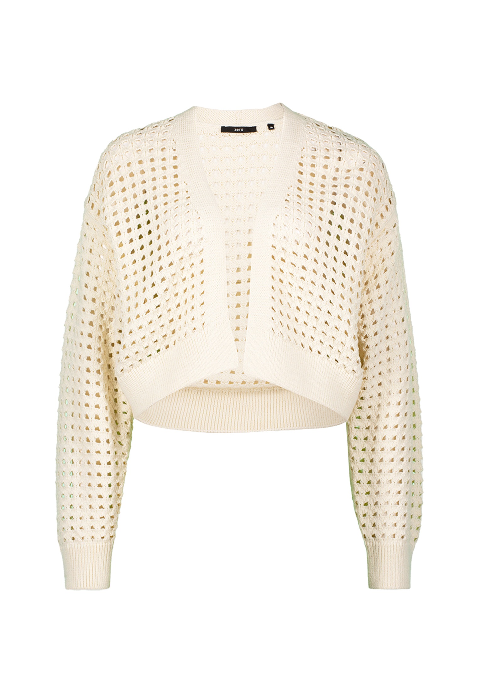 Zero Strickjacke »zero Strickjacke mit Lochmuster«, Lochmuster