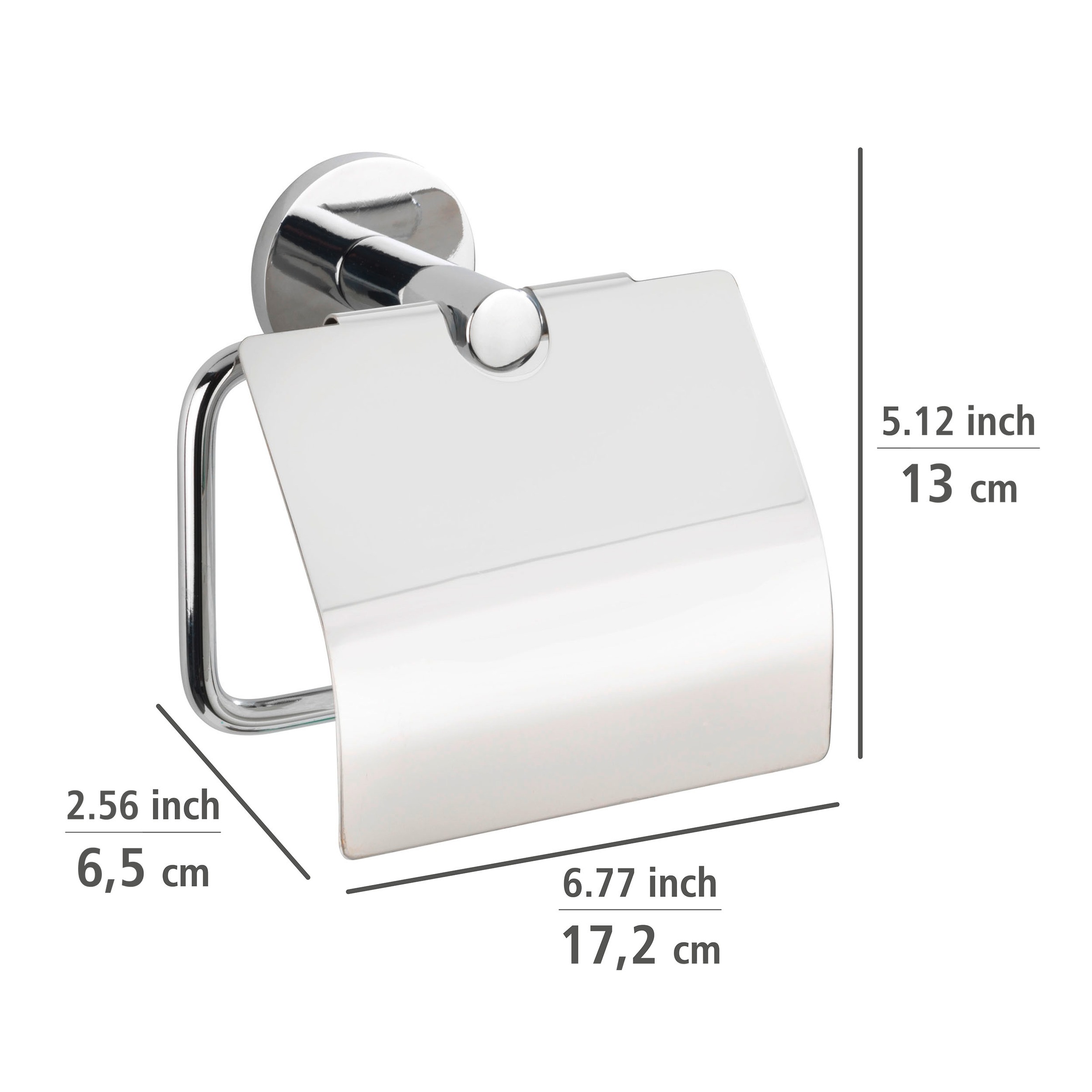 WENKO Toilettenpapierhalter »UV-Loc® Isera«, Befestigen ohne Bohren