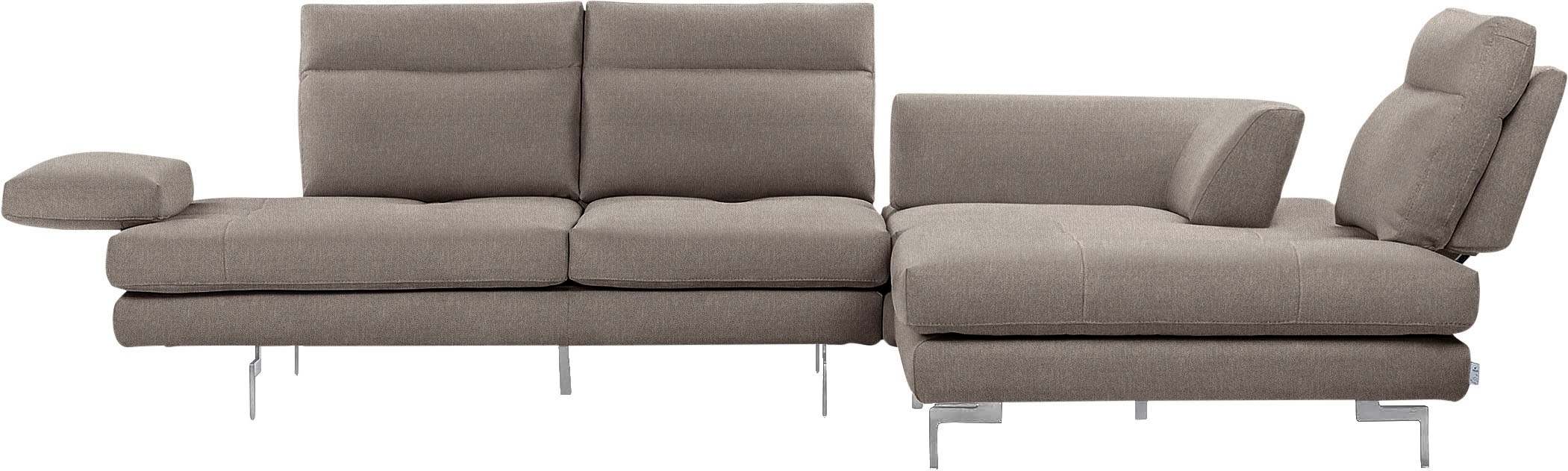 CALIA ITALIA Ecksofa "Toby Wing, L-Form, Designsofa mit sensationellem Sitz günstig online kaufen