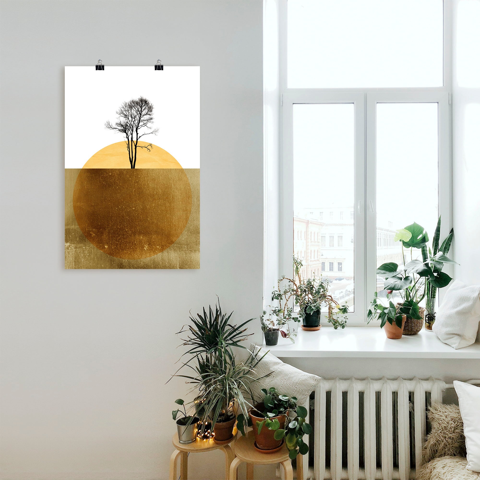 Artland Wandbild »Goldener Ozean«, Meer Bilder, (1 St.), als Alubild, Outdoorbild, Leinwandbild, Poster in verschied. Größen