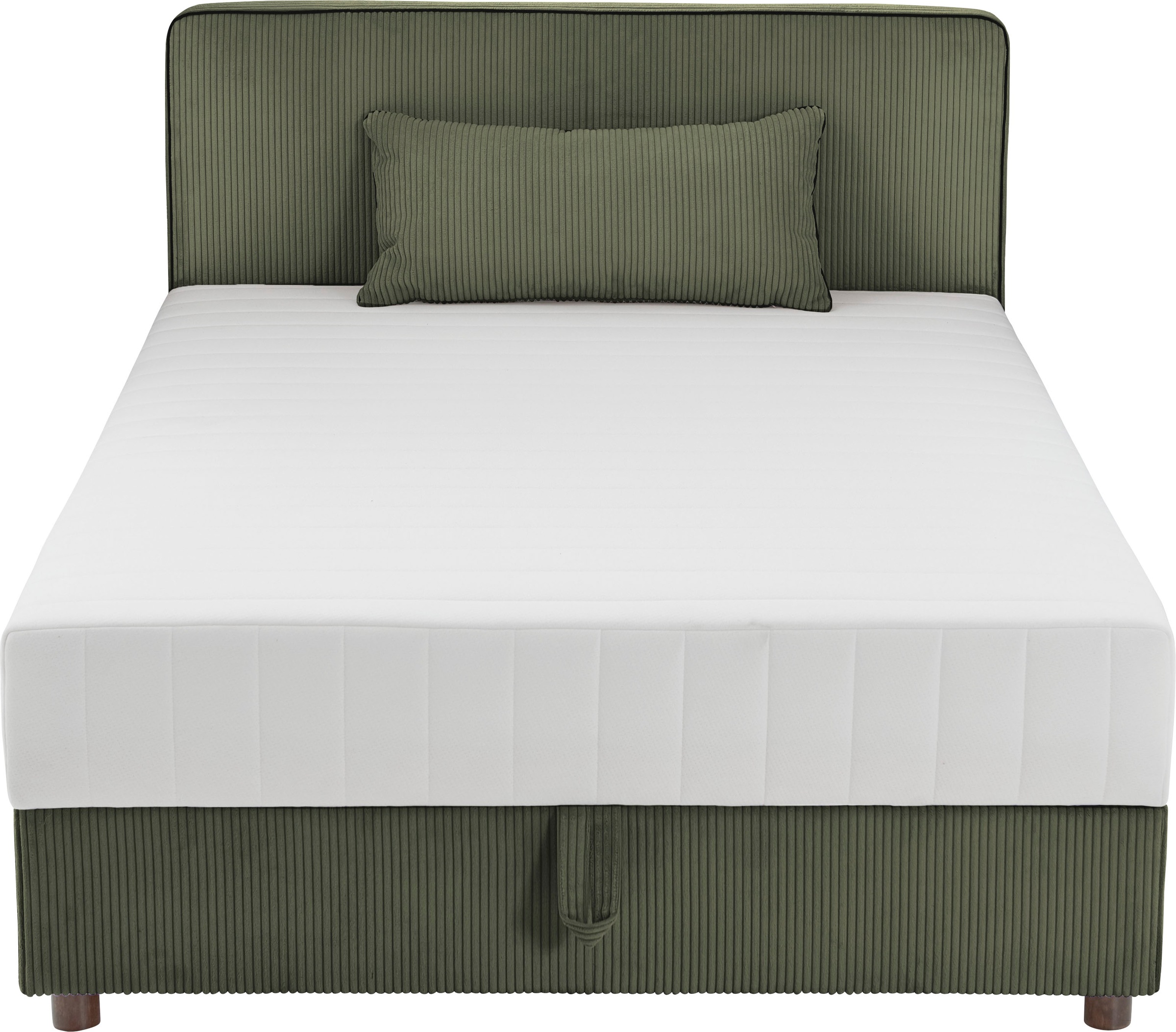 ATLANTIC home collection Bett »Corinna«, Boxbett inkl. Stauraum, Cord, erhältlich in unterschiedlichen Breiten