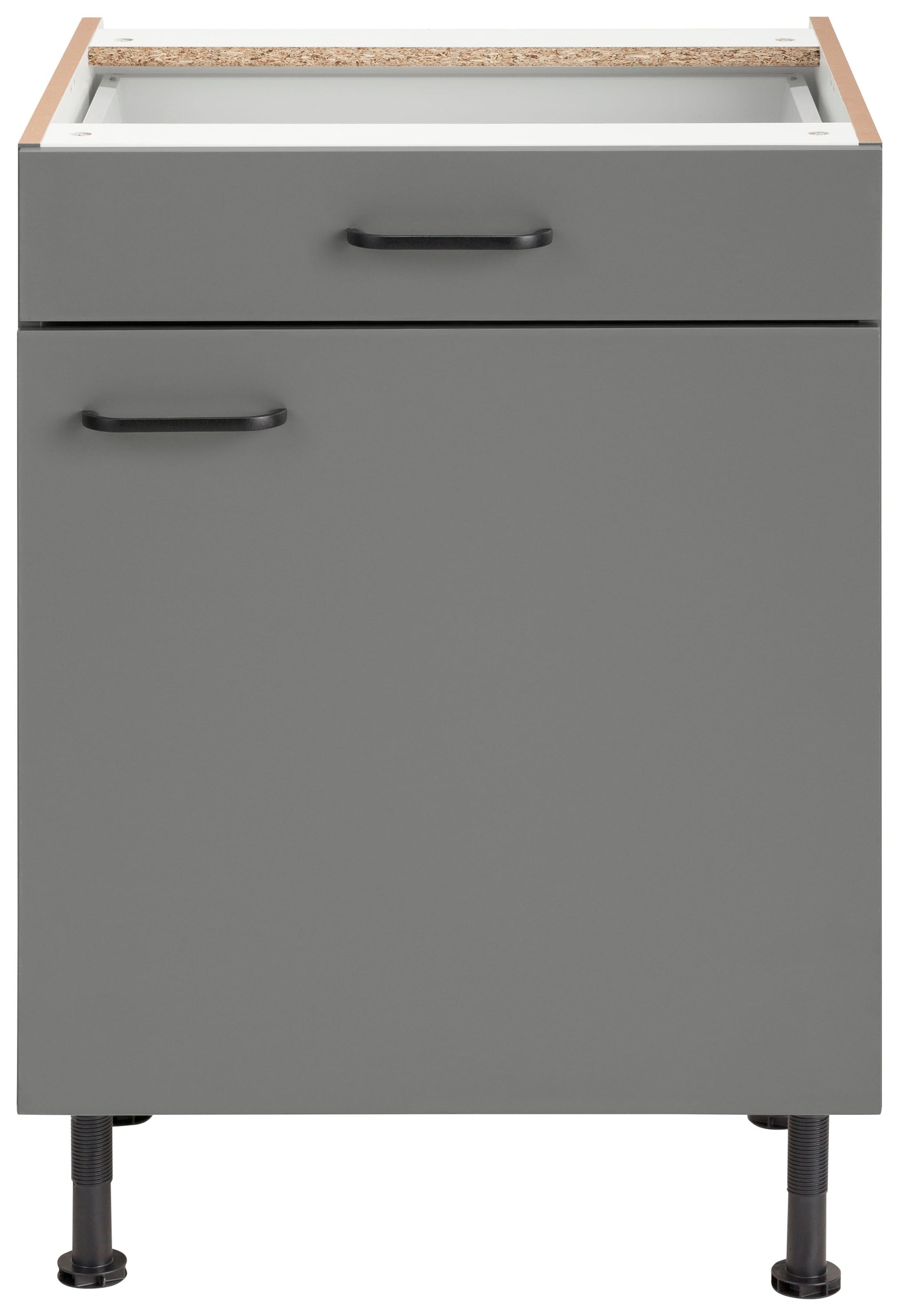 OPTIFIT Unterschrank »Elga«, mit Soft-Close-Funktion, Vollauszug,  Metallgriffen, Breite 60 cm | BAUR