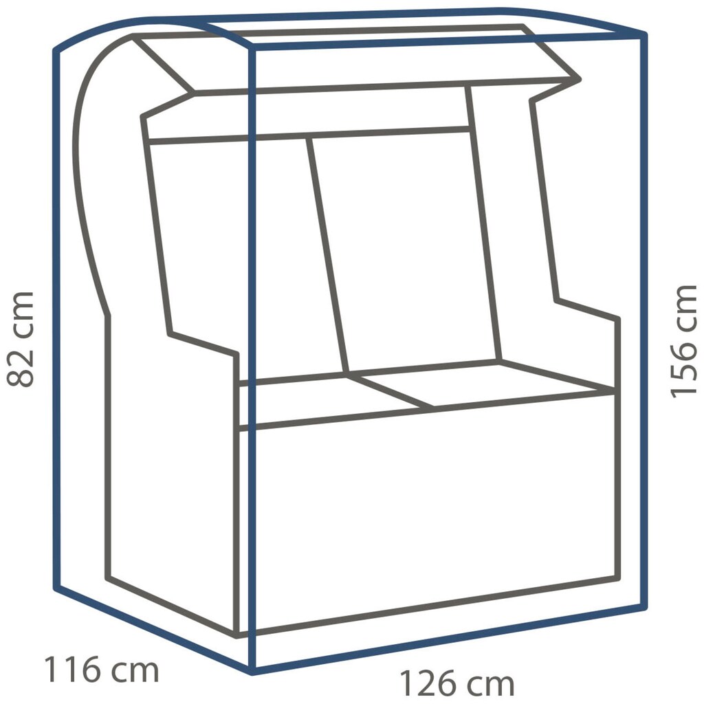 winza outdoor covers Strandkorb-Schutzhülle »Outdoor Cover«