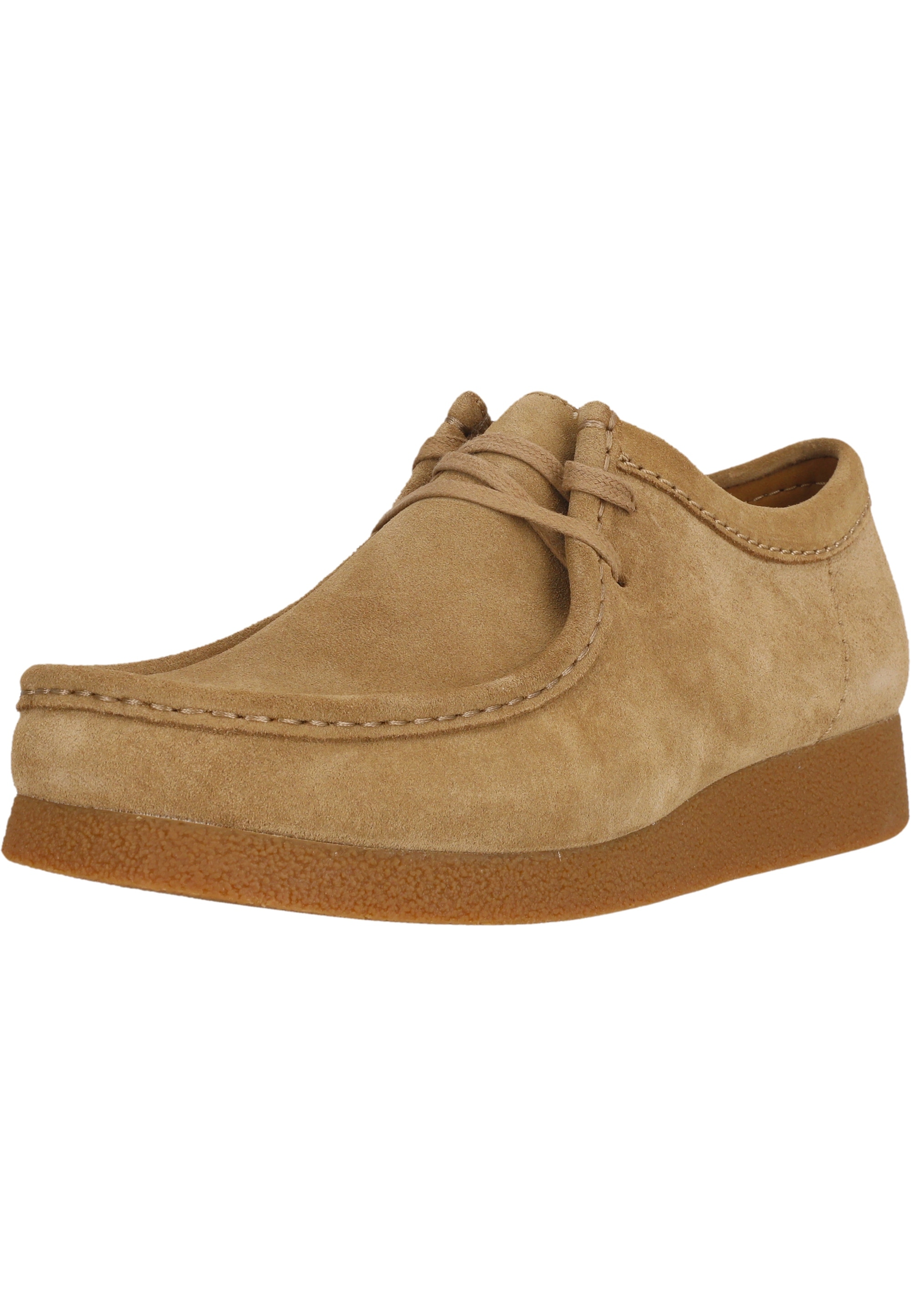 Clarks Schnürschuh "Wallabee", mit charakteristischer Kieselkrepp-Sohle günstig online kaufen