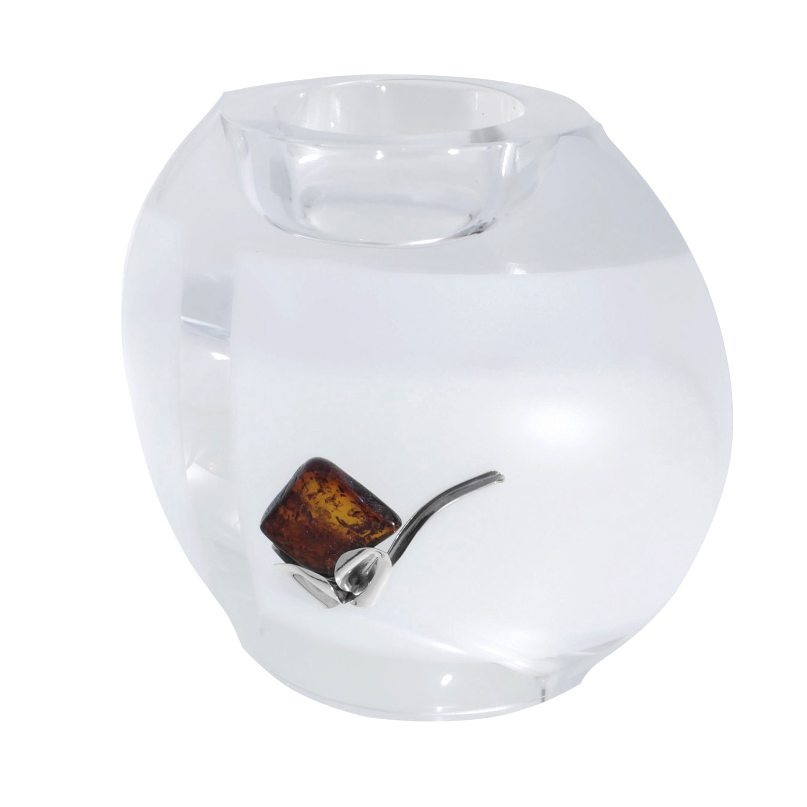 OSTSEE-SCHMUCK Dekovase »- Erika - Glas - Bernstein«