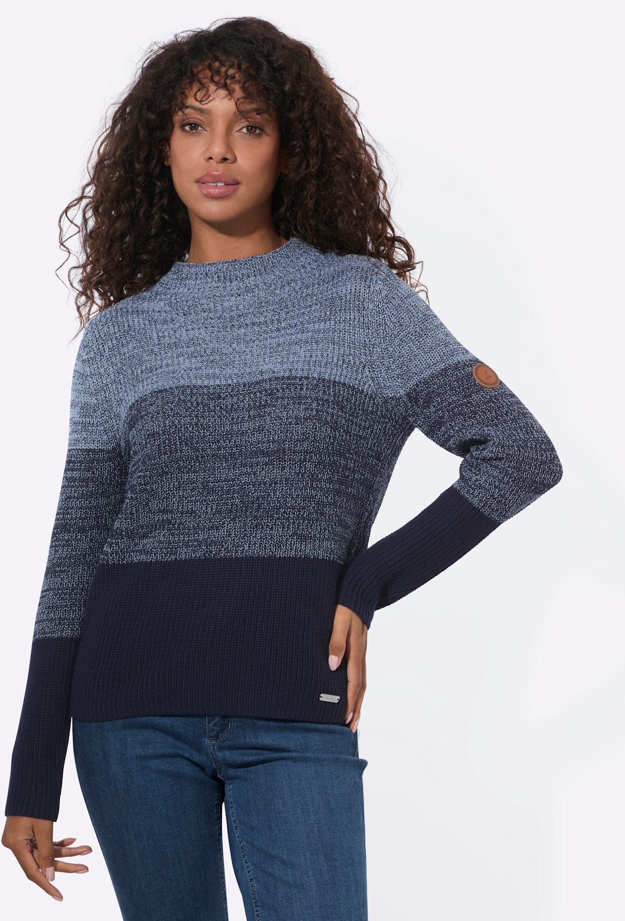 Casual Looks Strickpullover »Stehkragen-Pullover«