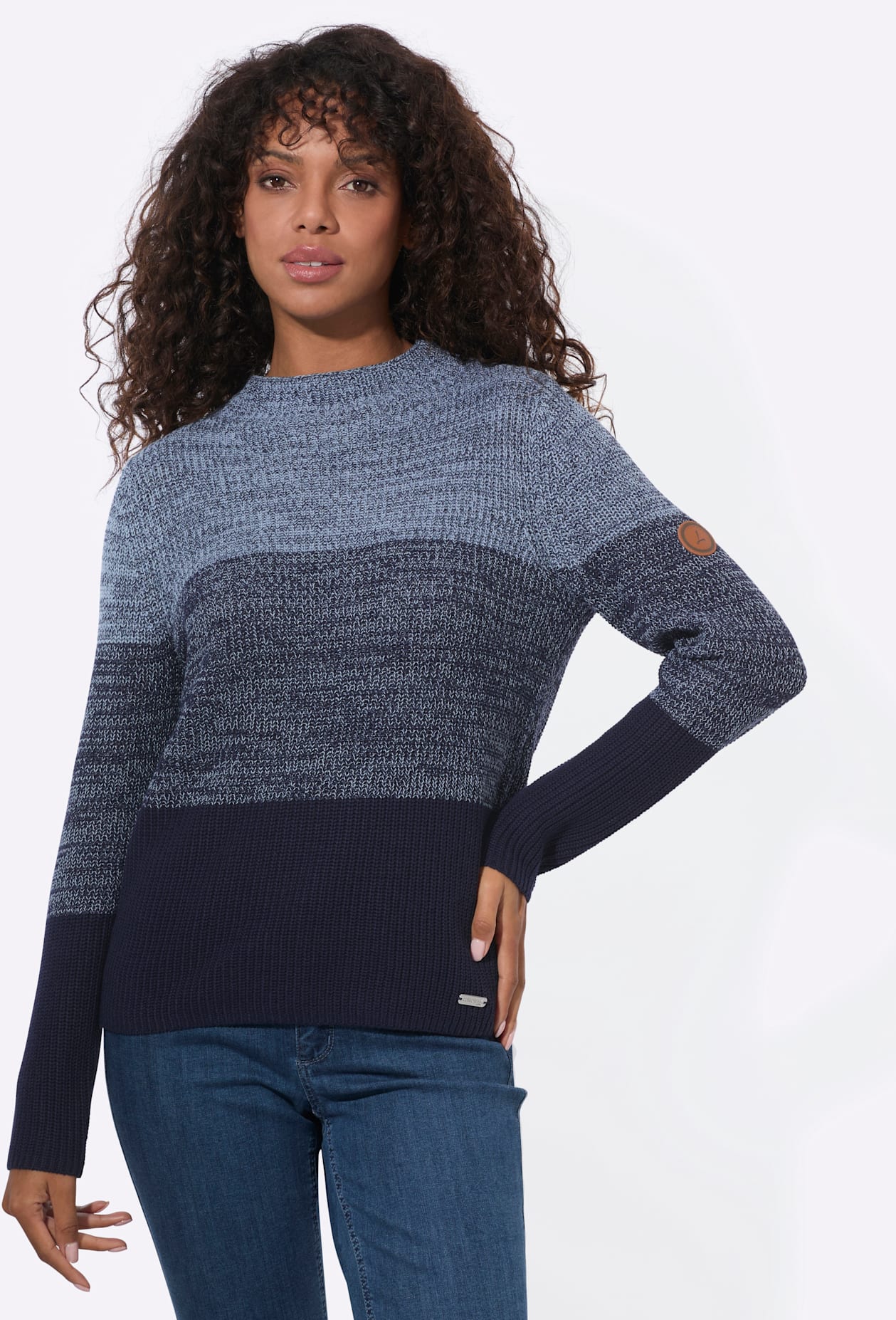 Casual Looks Strickpullover "Stehkragen-Pullover"