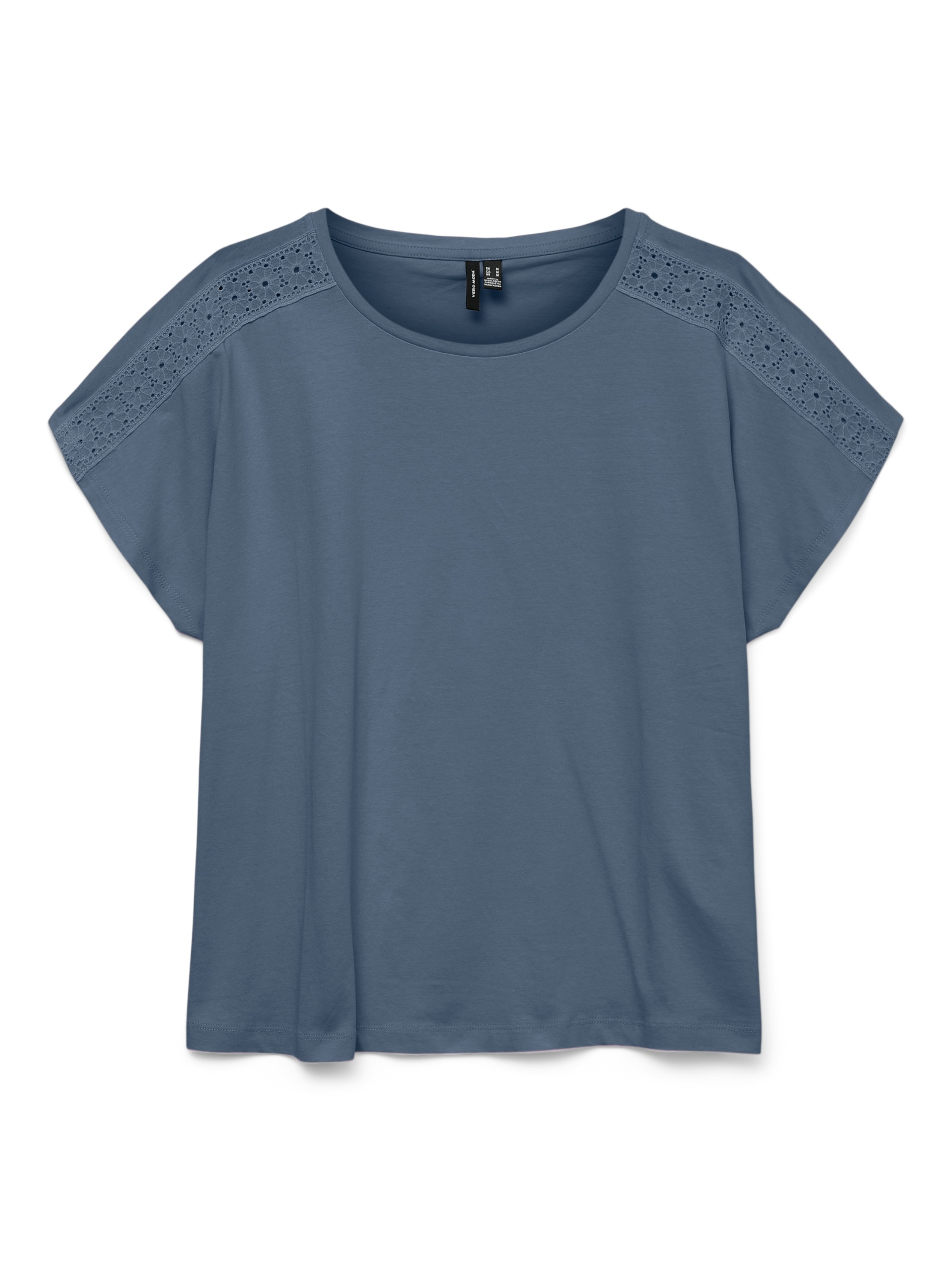 Vero Moda Kurzarmshirt »VMEMMY SS LACE TAPE TOP JRS GA NOOS«