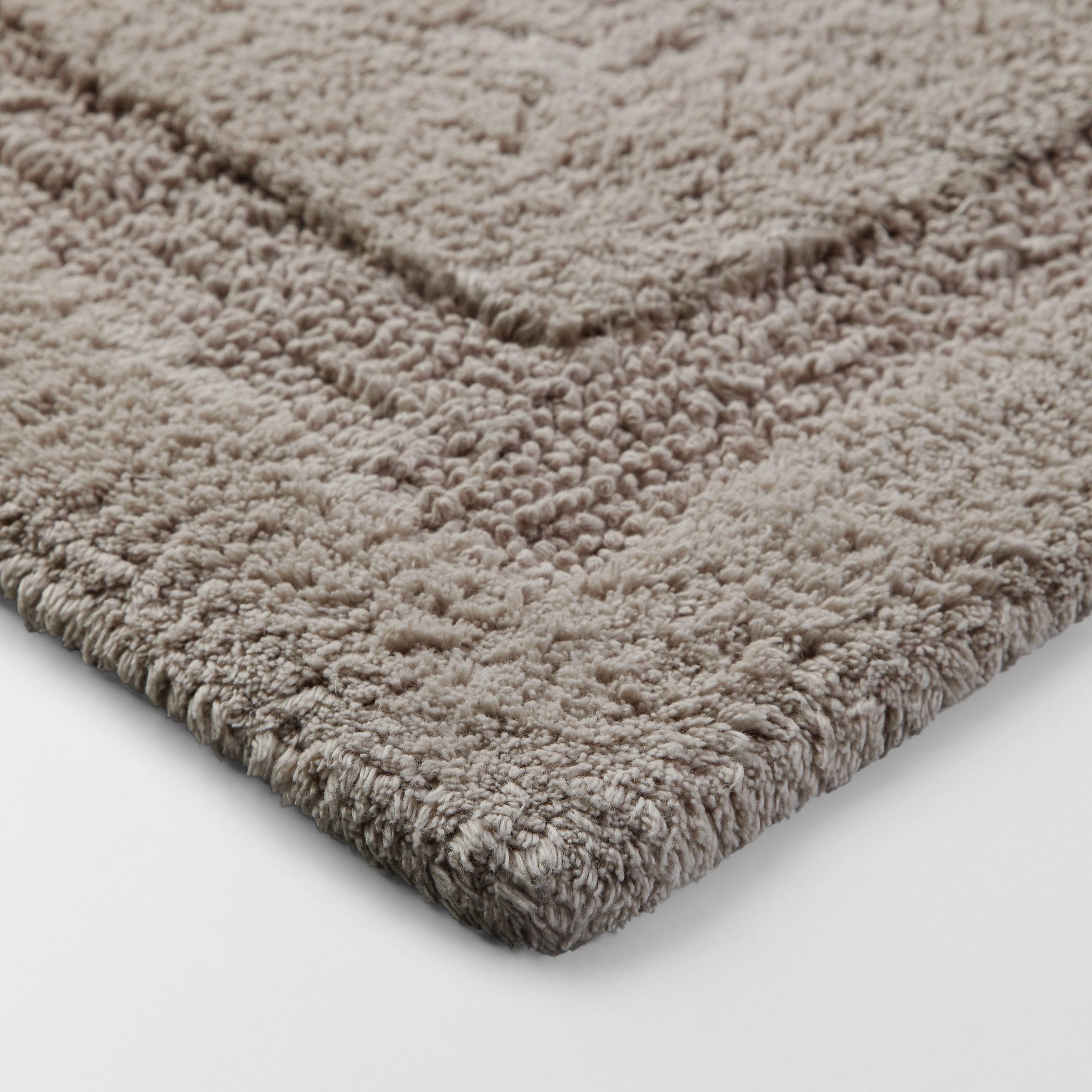 OTTO home Badematte »Meellor« Höhe 20 mm rutschhemmend beschichtet fußbodenheizungsgeeignet Badteppich, getuftet, modern, Uni, antirutsch, flauschig, Baumwolle