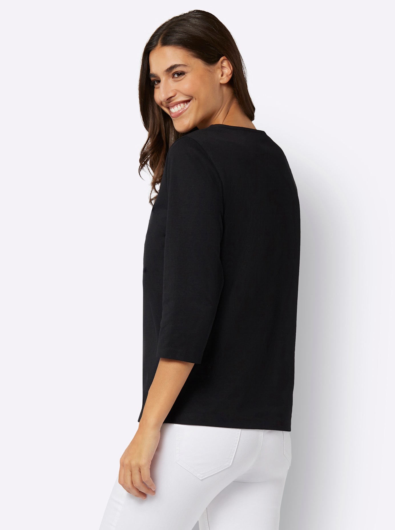 Classic Basics 3/4-Arm-Shirt "3/4-Arm-Shirt" 1 Stk. tlg. günstig online kaufen