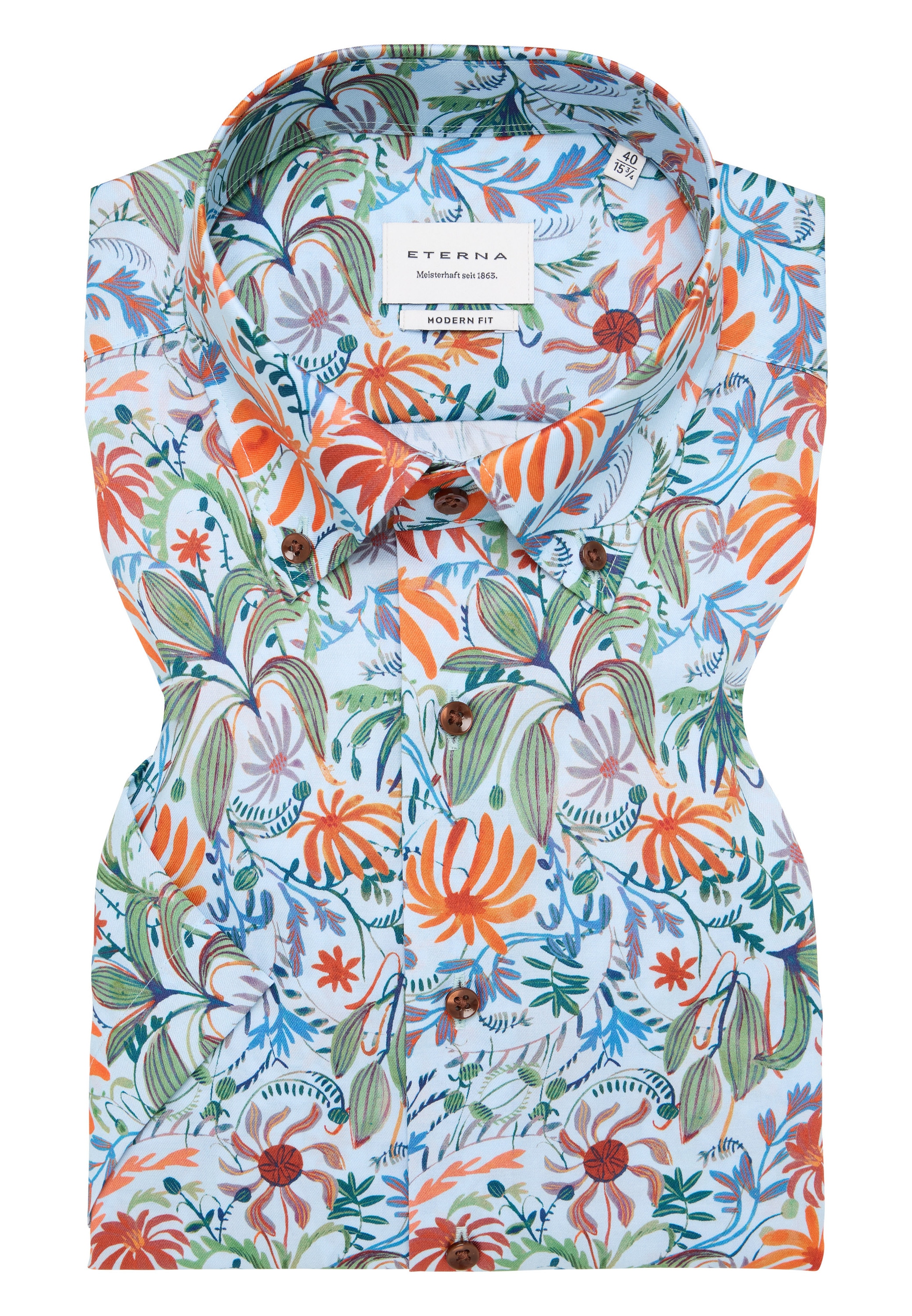 Eterna Kurzarmhemd »MODERN FIT«, NON IRON (bügelfrei)