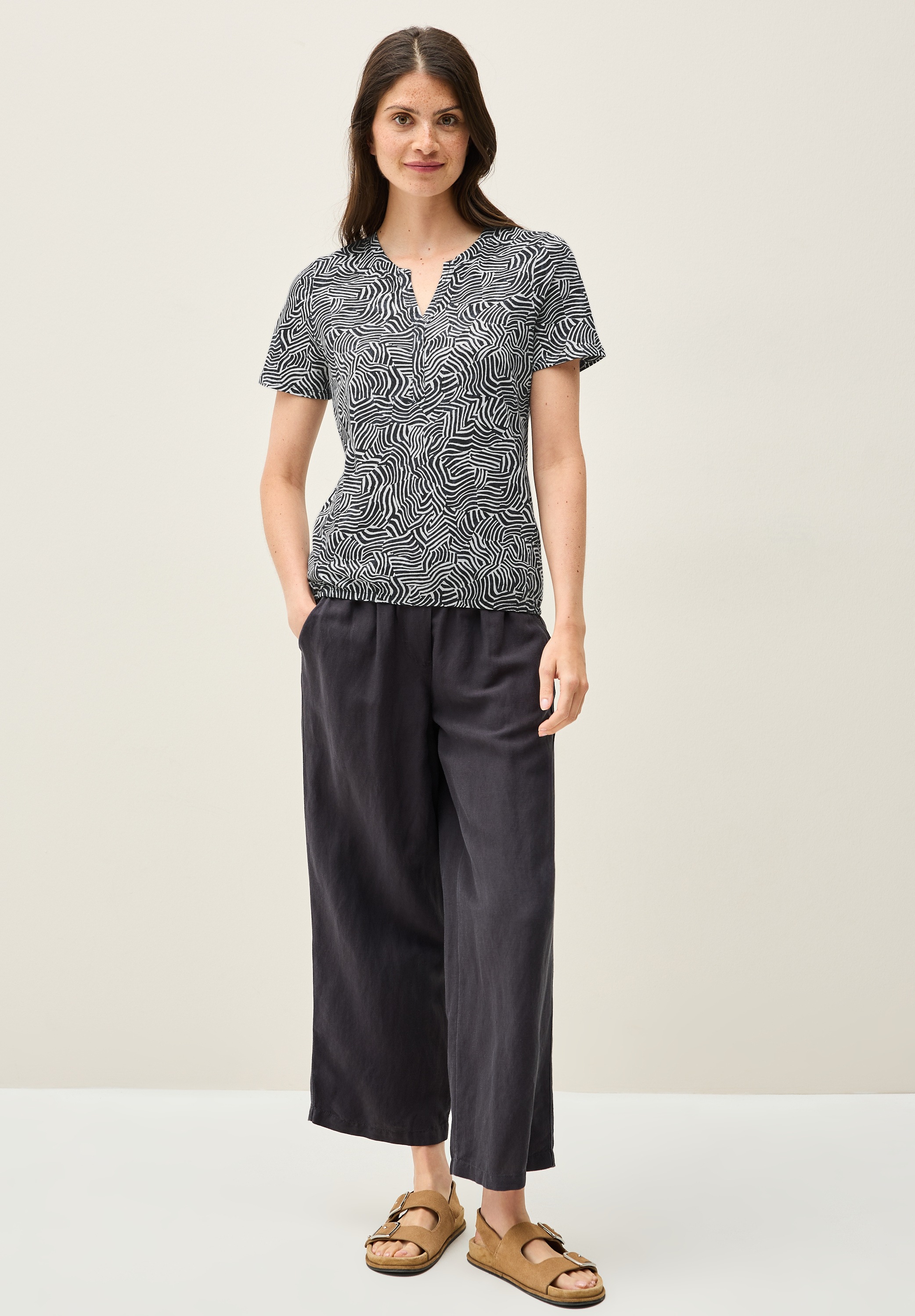 Cecil T-Shirt, aus reiner Baumwolle
