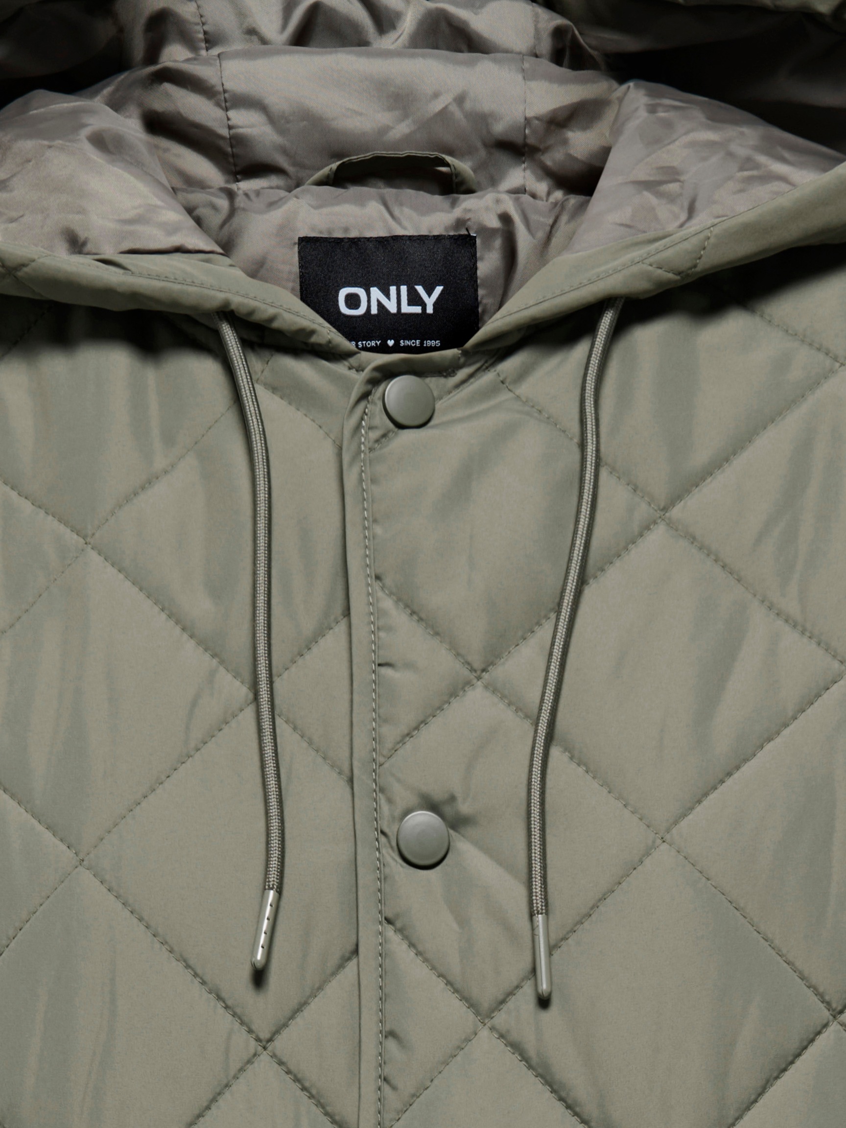 ONLY Steppjacke »ONLJULIET QUILTED HOOD JACKET NOOS OTW« mit Kapuze Kunstfaser