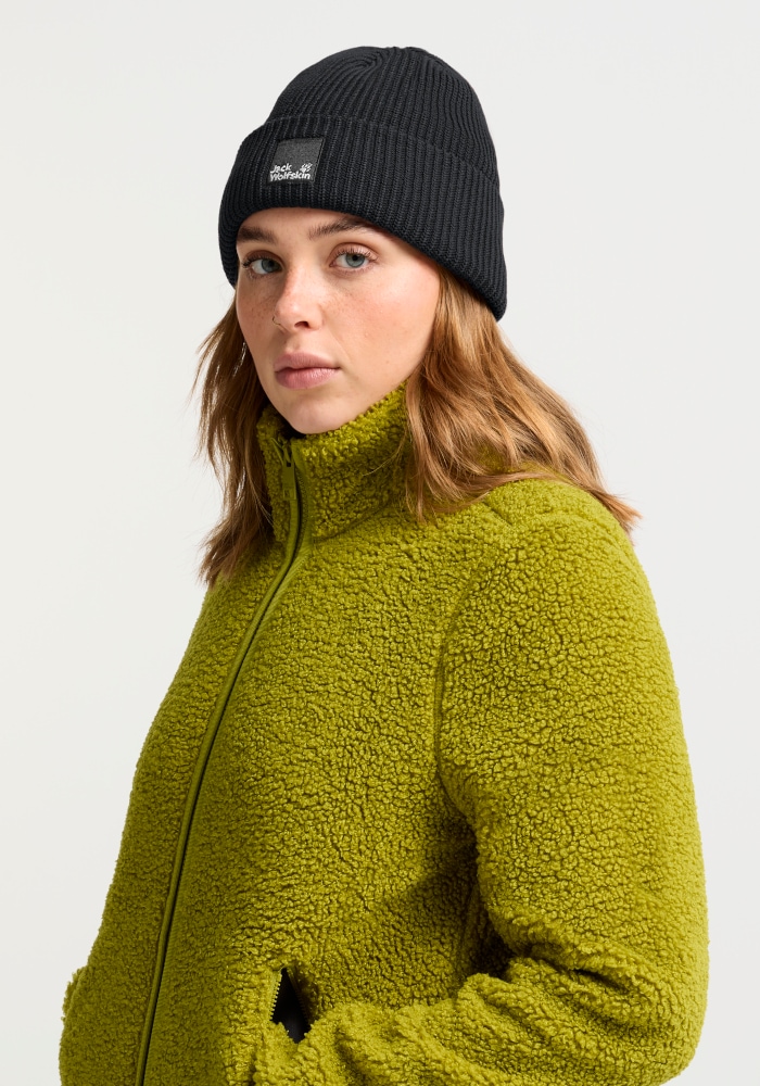 Jack Wolfskin Beanie »PERGAMON BEANIE« Strickmütze, winddicht, warm
