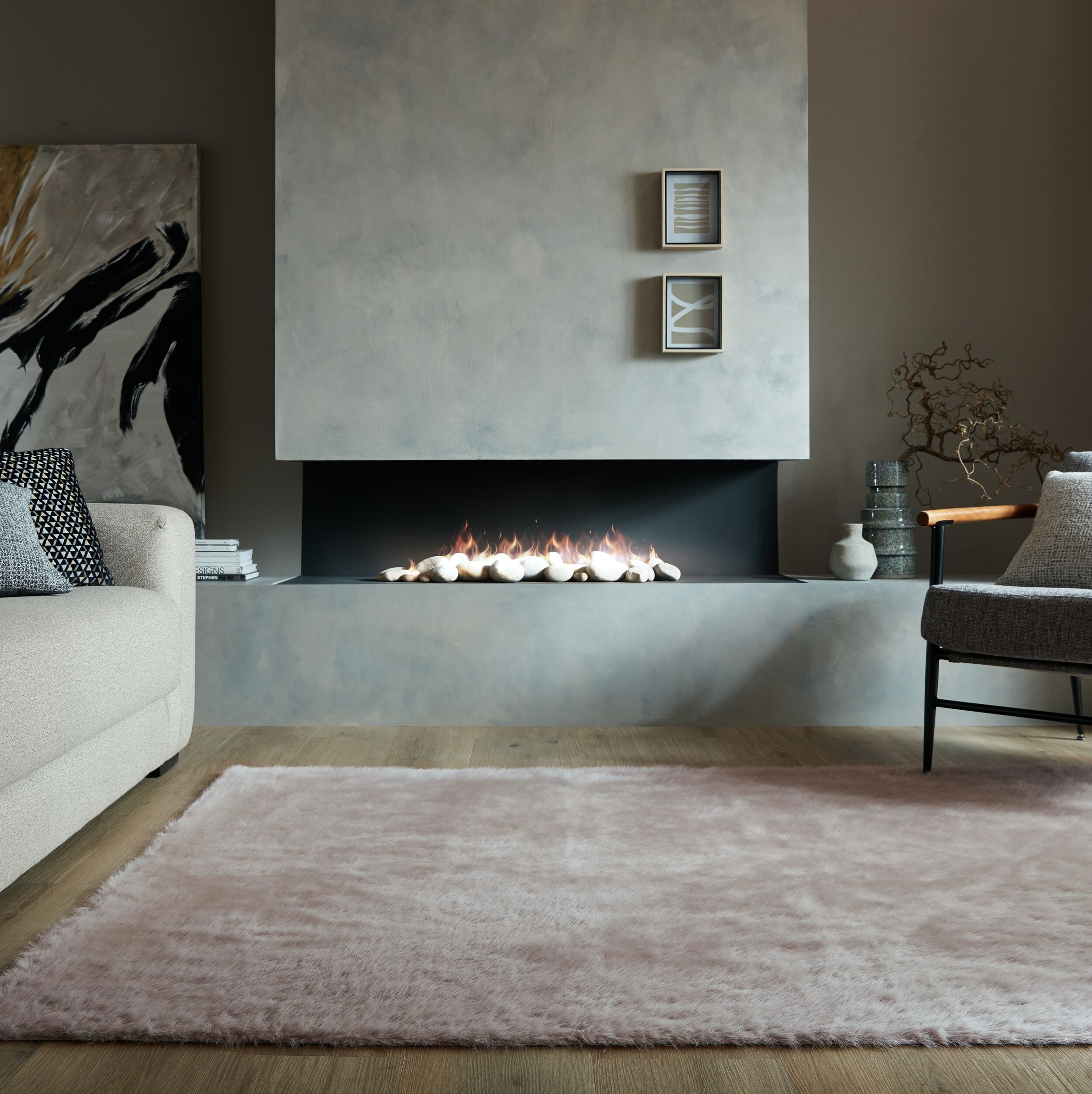 FLAIR RUGS Hochflor-Teppich "Alpine Faux Fur" rechteckig 35 mm Höhe waschba günstig online kaufen