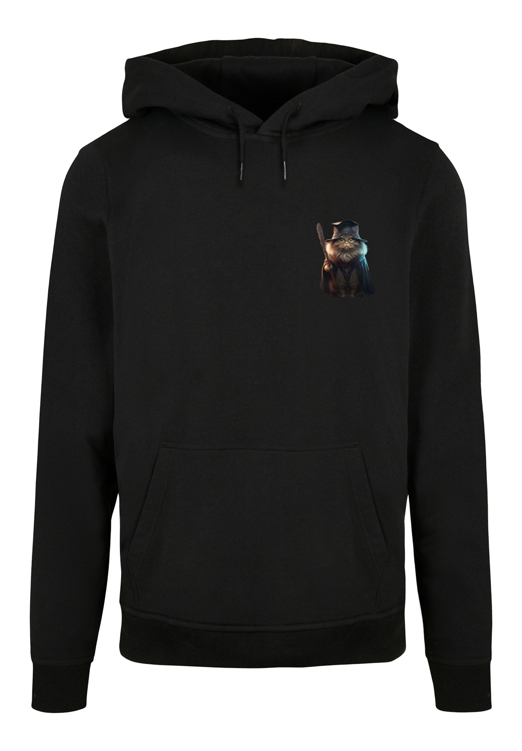 F4NT4STIC Kapuzenpullover »Wizard Cat HOODIE«, Print