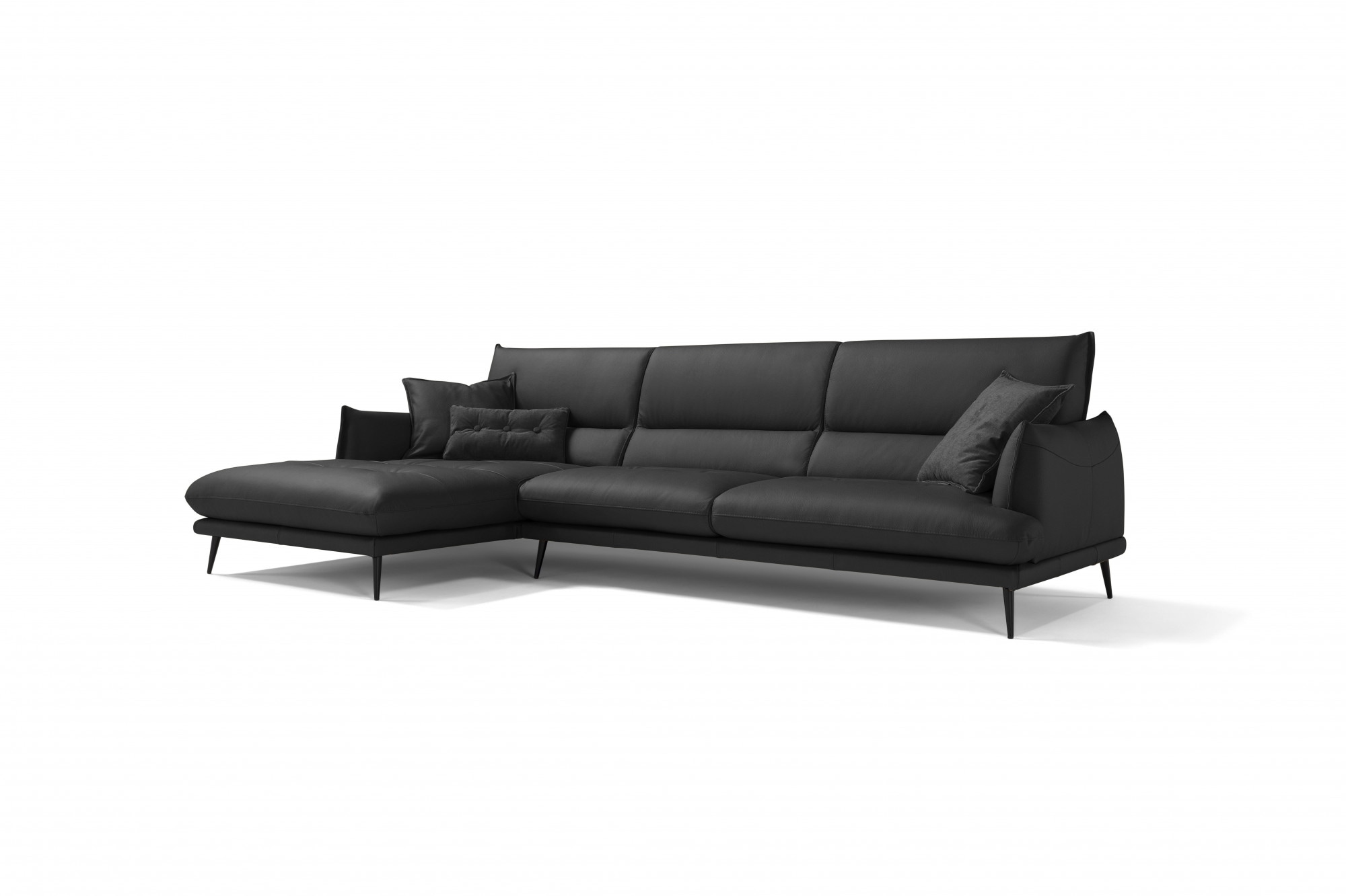 Egoitaliano Ecksofa "FUNNY, hochwertiges & aktuelles Design, bequeme Rückenlehne, L-Form" hochwertiger Sitzkomfort, L-Form