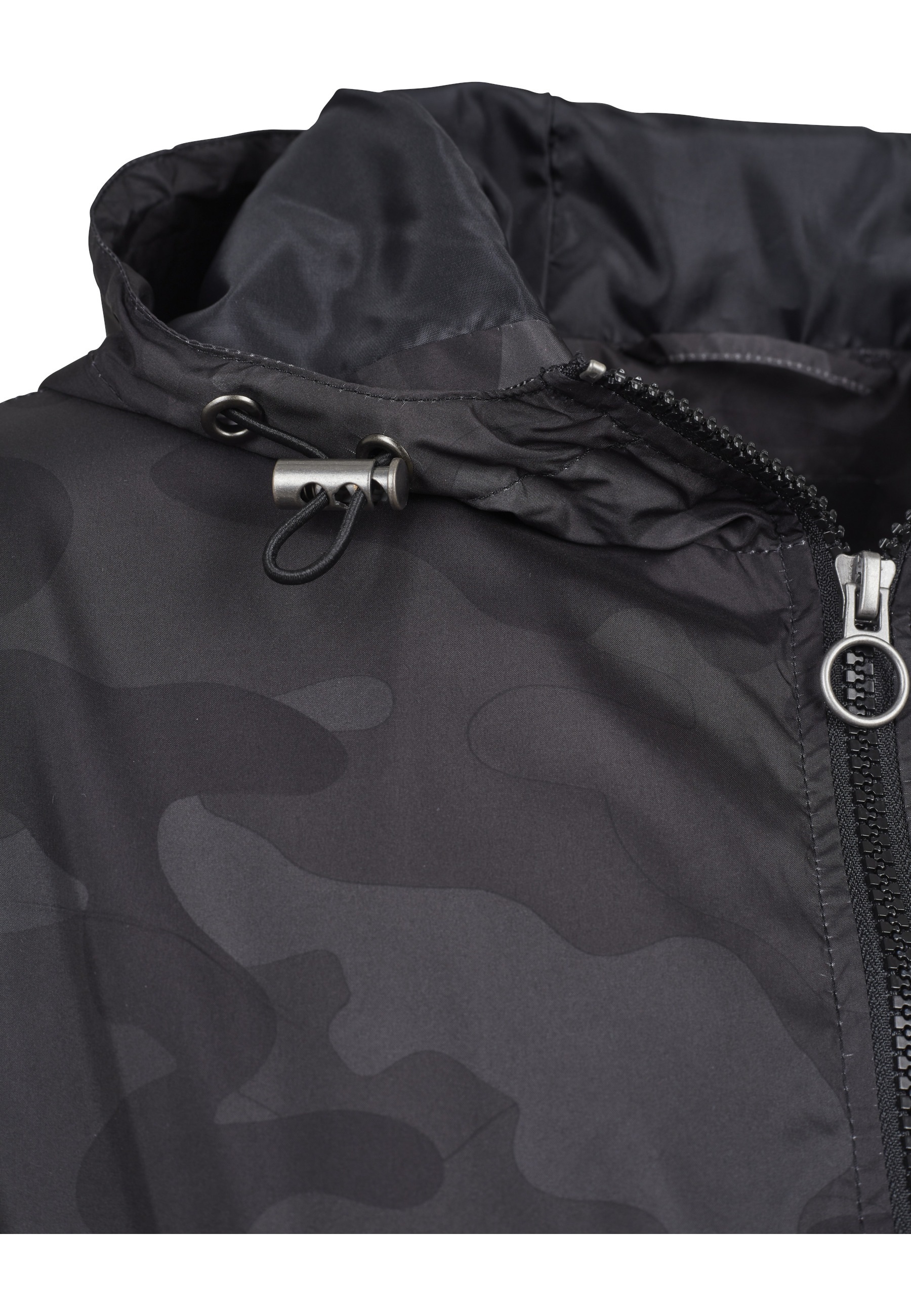 URBAN CLASSICS Outdoorjacke »Urban Classics Damen Ladies Camo Pull Over Jacket« 1 Stk. tlg. mit Kapuze