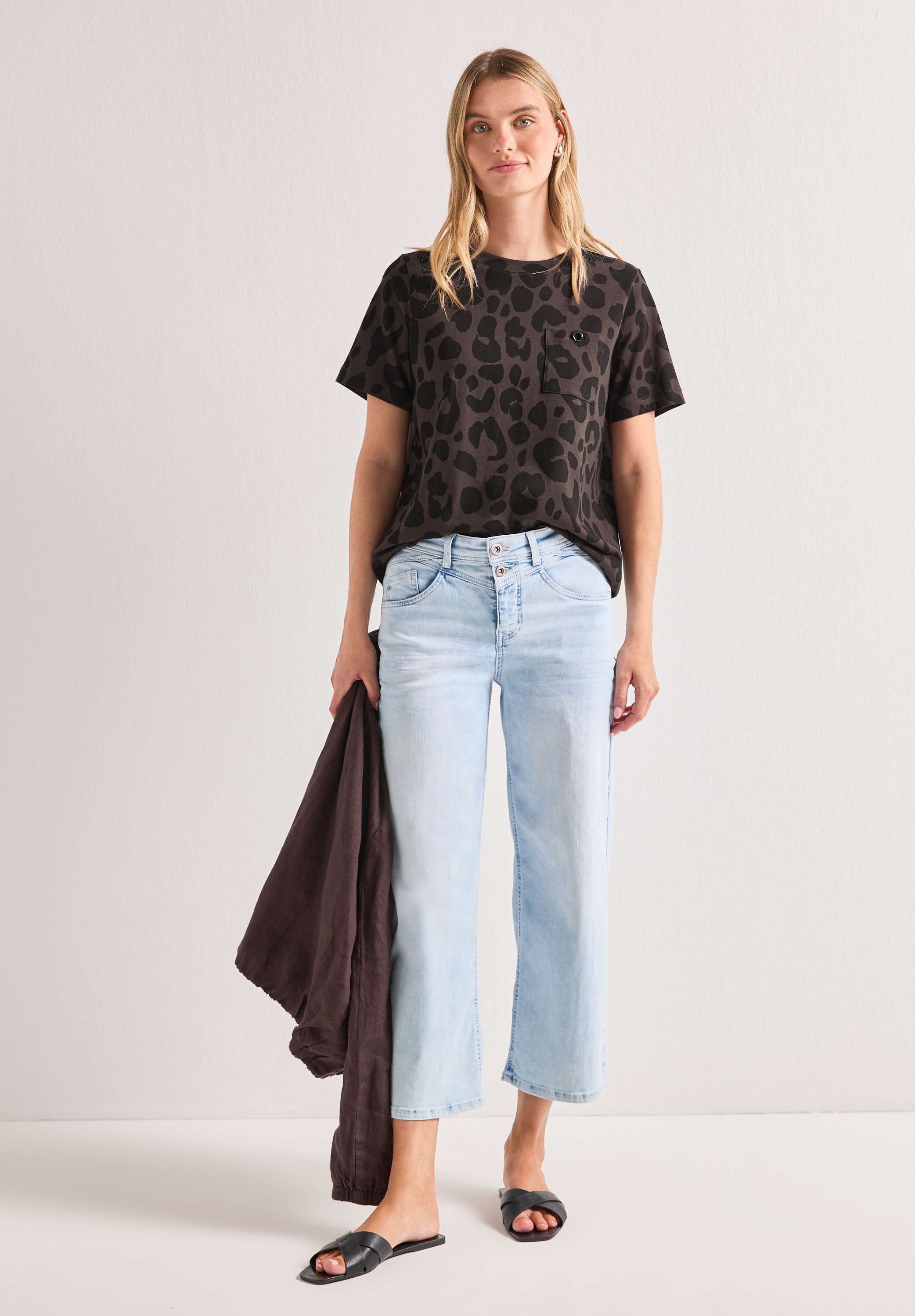 STREET ONE T-Shirt aus reiner Baumwolle