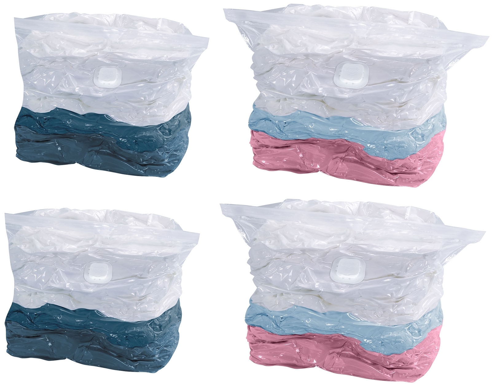 WENKO Vakuumierbeutel "Modell Cube" Vakuum Aufbewahrungsbeutel, 2 x Cube S günstig online kaufen