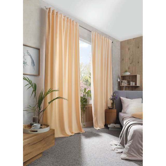 Home Basics Vorhang »WOLLY«, (1 St.), Chenille bestellen | BAUR