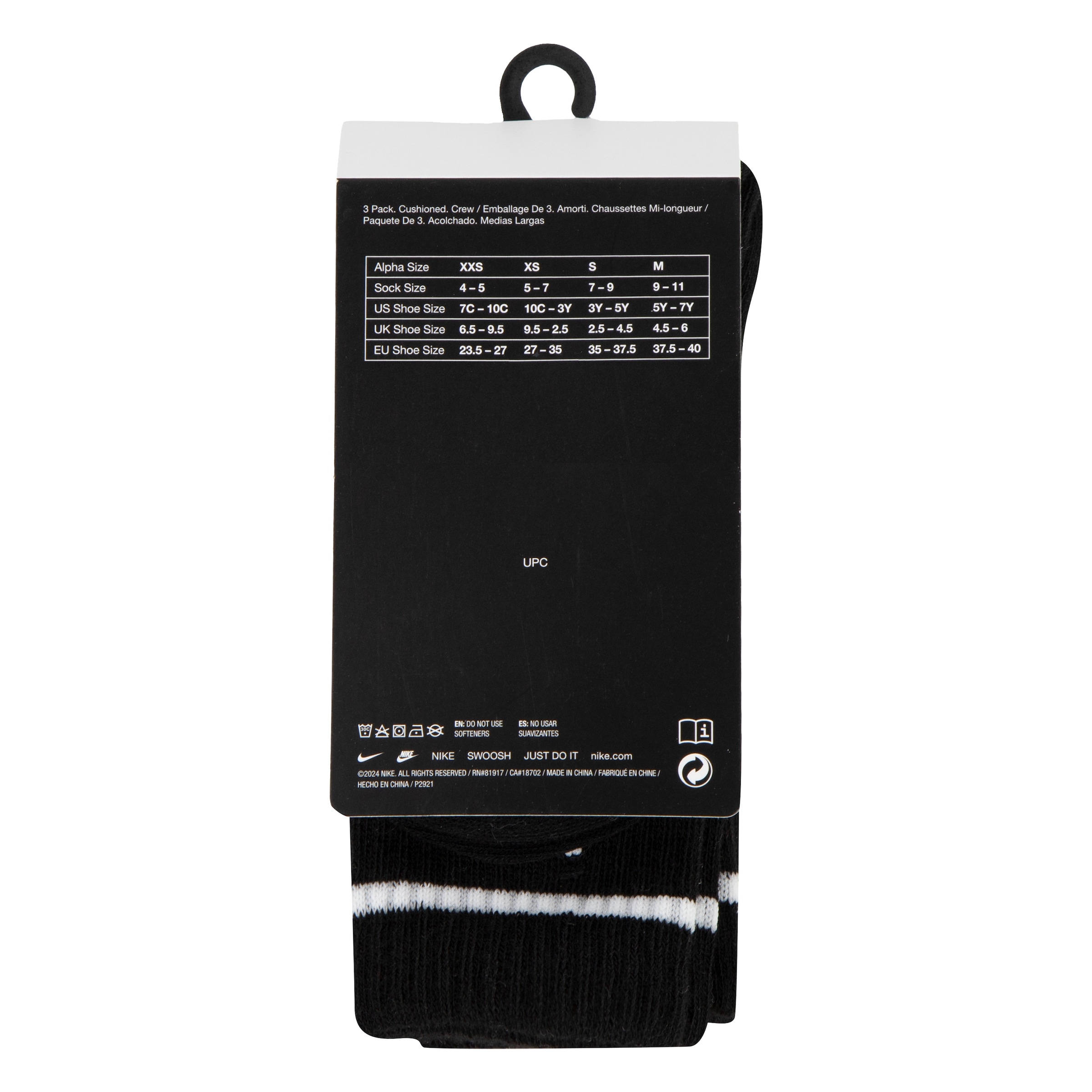 Nike Sportswear Socken »NHN 3PK NIKE FUTURA SOCK« 3 Paar tlg. für Kinder, im 3er-Pack, mit Elasthan-Anteil, strapazierfähig