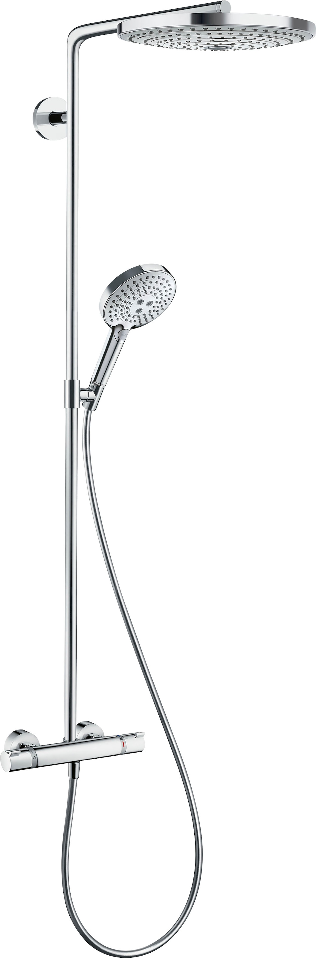 hansgrohe Duschsystem »Raindance Select S«, (Komplett-Set), 300cm, mit Thermostat, chrom