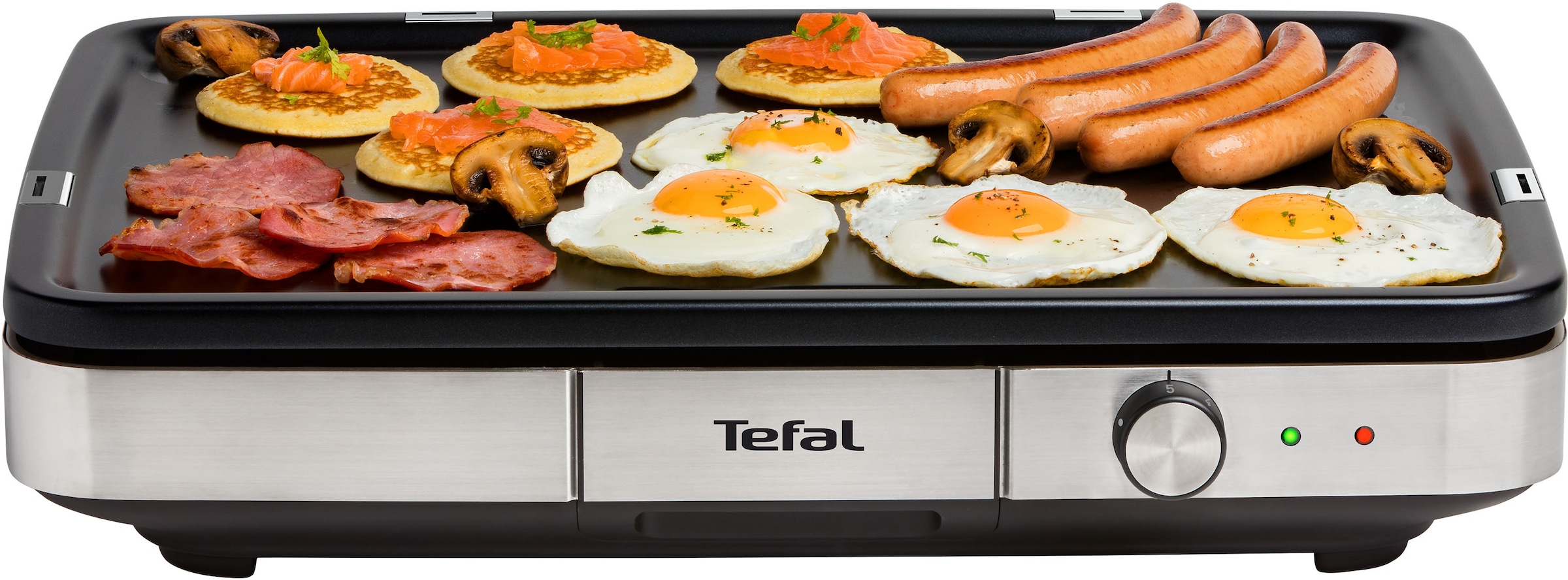 Tefal Tischgrill »CB690D Maxi Plancha XXL«, 2300 W, antihaftbeschichtet, inkl. abnehmbarem Windschutz + Holzspatel