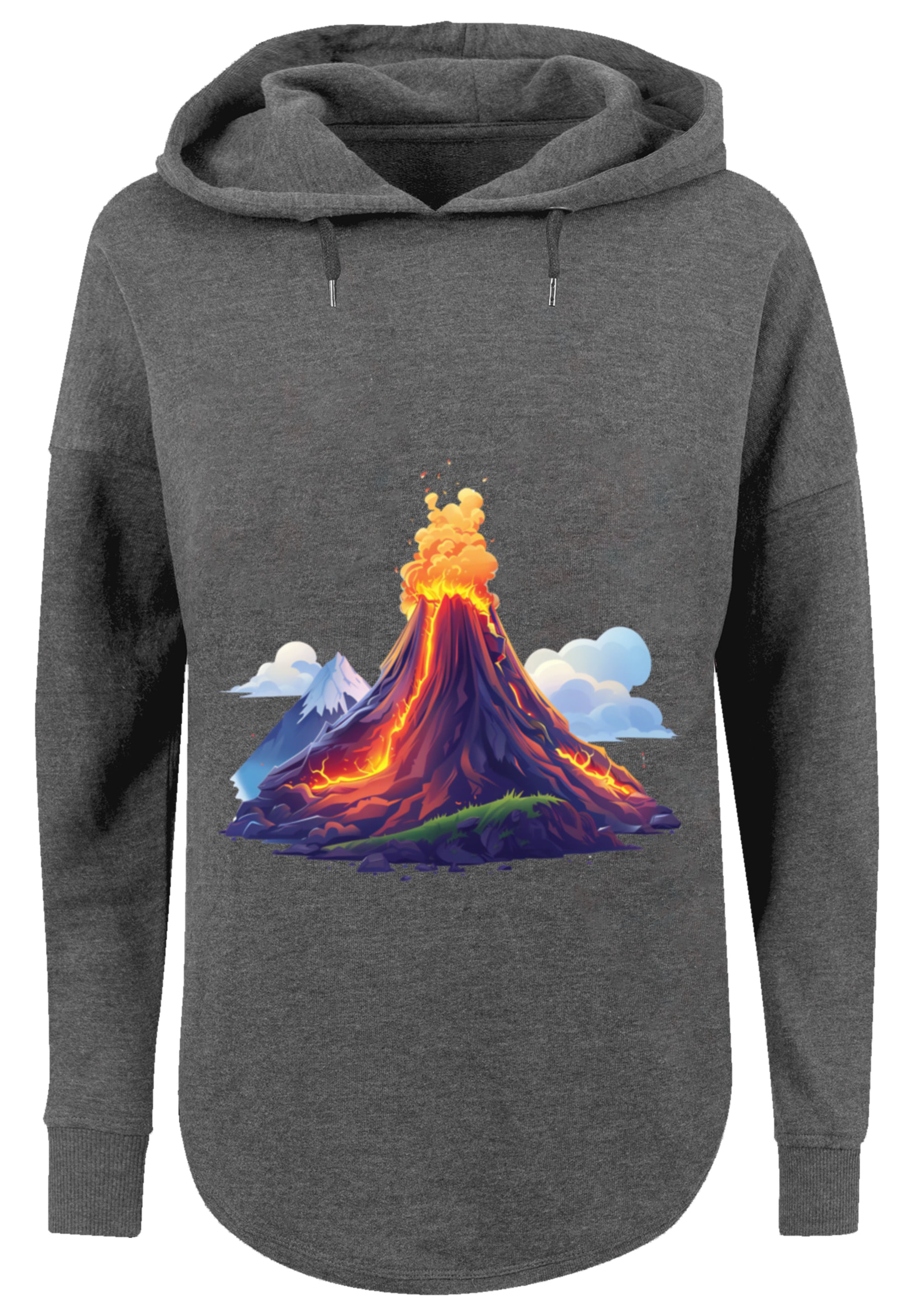 F4NT4STIC Kapuzenpullover »Vulkanausbruch«, Premium Qualität