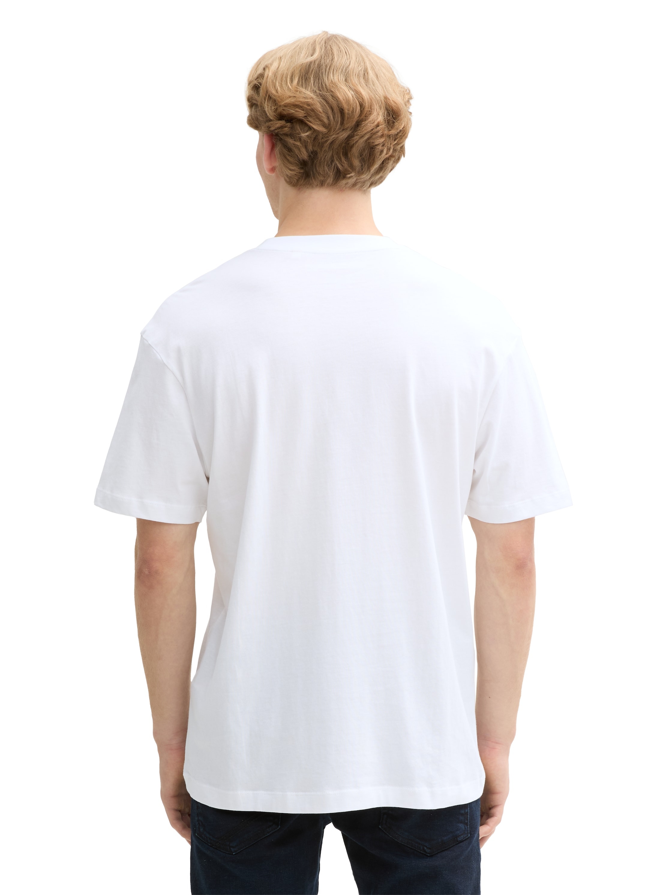 TOM TAILOR Denim T-Shirt, mit Marken-Frontprint
