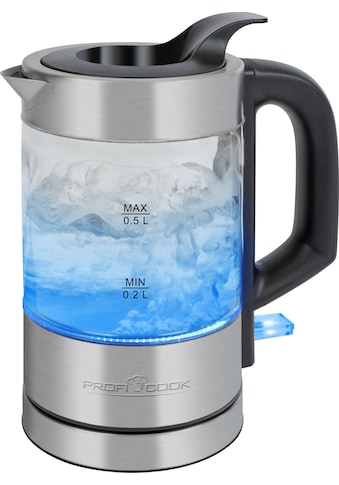 ProfiCook Wasserkocher »PC-WKS 1228 G inox Glas ...