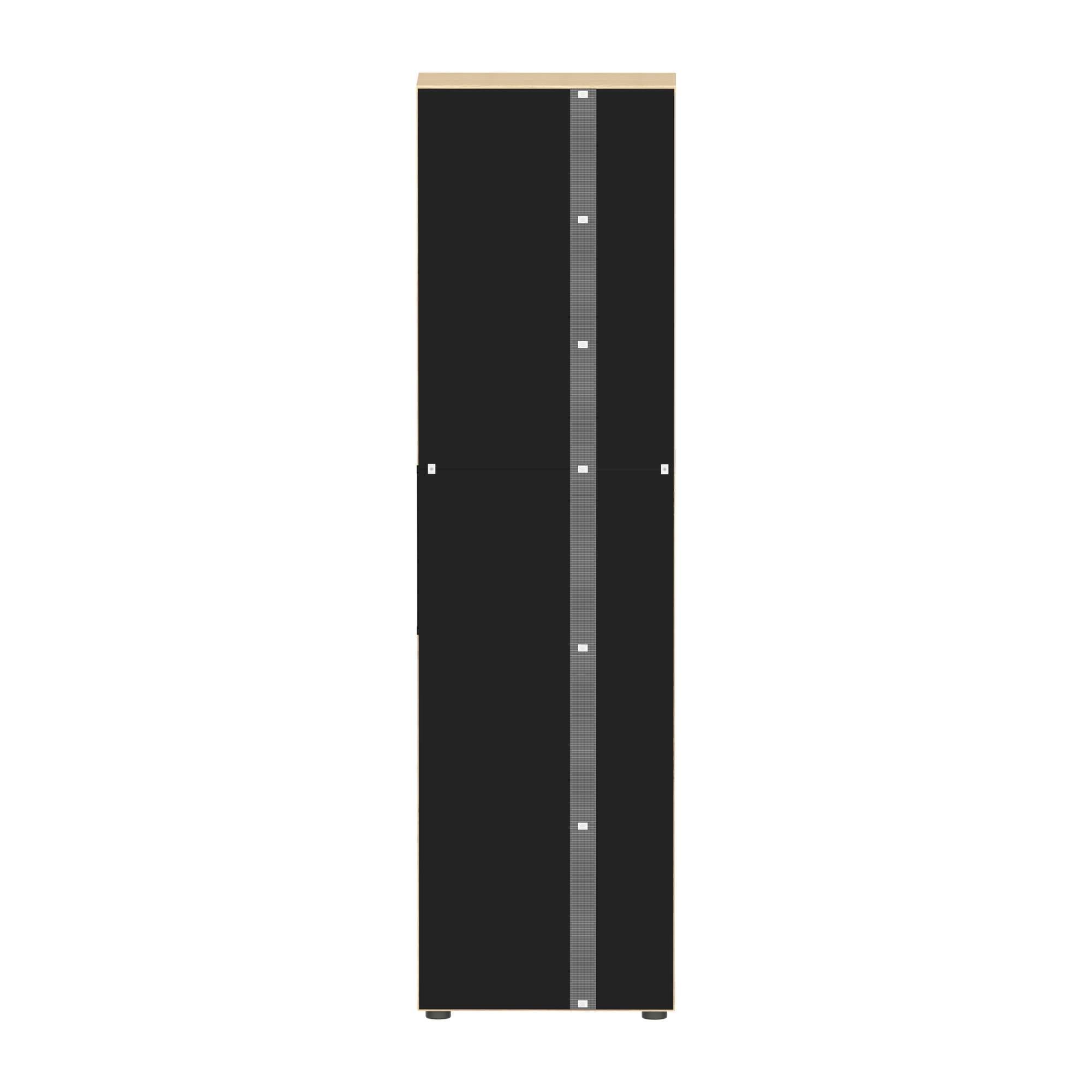 TemaHome Hochschrank »Kube Badschrank, Aufbewahrung, Platzsparend, Höhe 182 cm«, mit offenen Fächern und 2 Türen