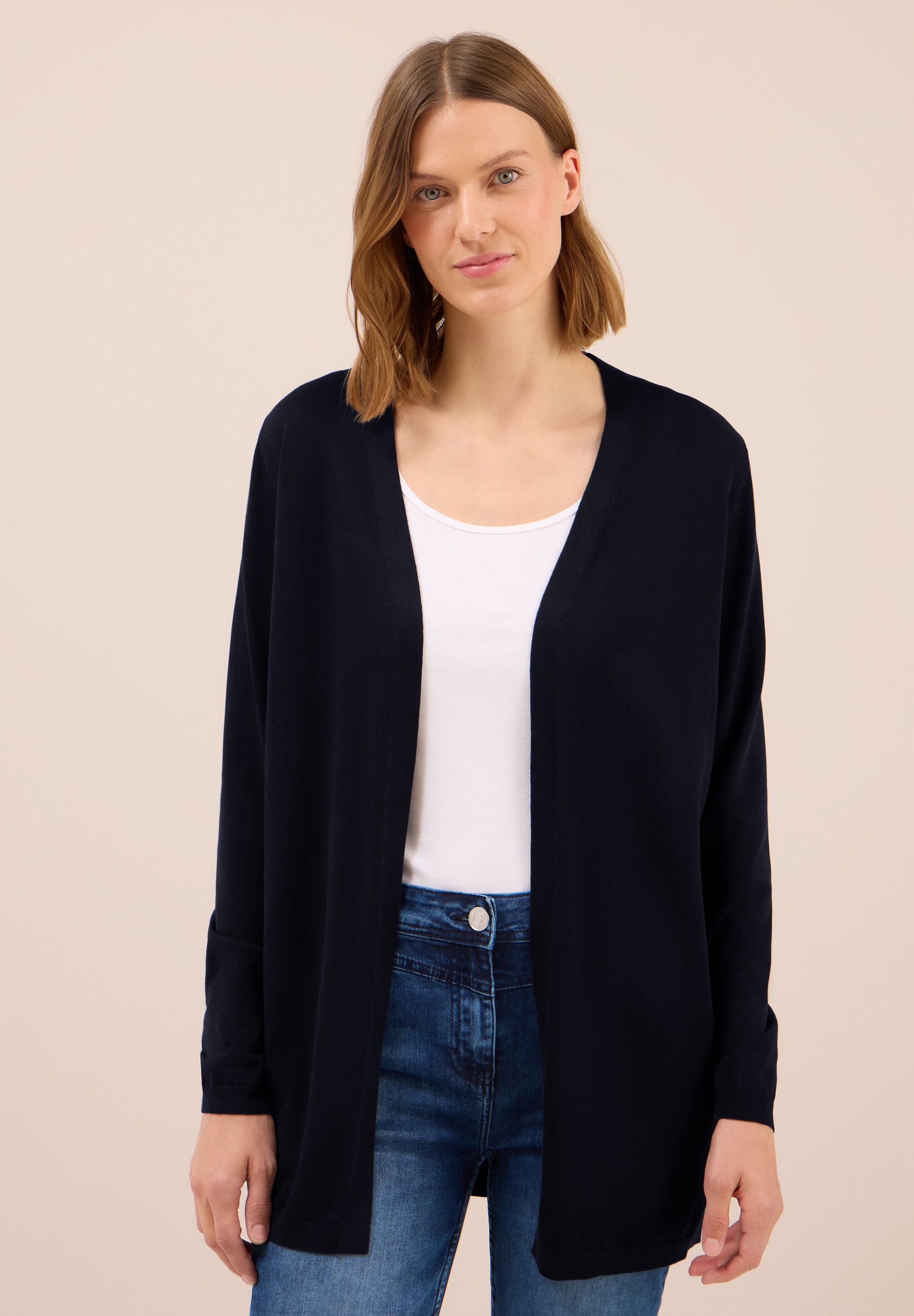 Cecil Longstrickjacke im soften Baumwoll-Mix günstig online kaufen