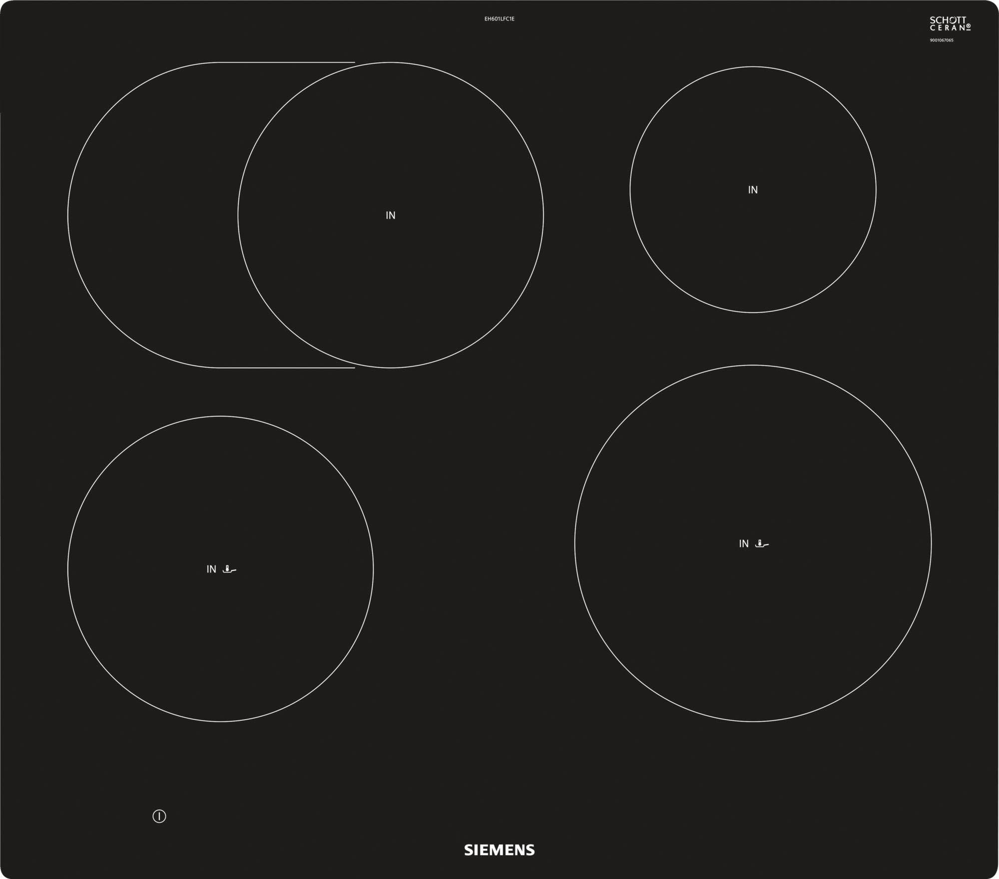 Induktions-Kochfeld SCHOTT | CERAN® BAUR von »EH601LFC1E«, SIEMENS auf EH601LFC1E Rechnung