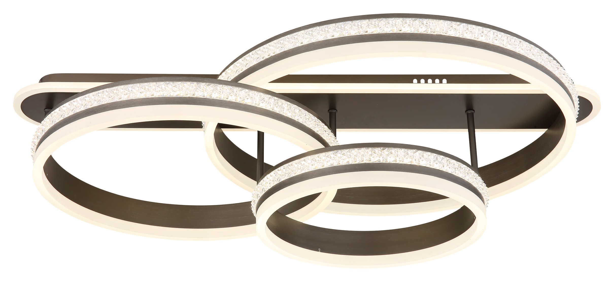 GLOBO LIGHTING LED Deckenleuchte »GROUNI«, Leuchtmittel LED-Modul | LED fest integriert, Deckenlampe/Wohnzimmer/Schlafzimmer/modern