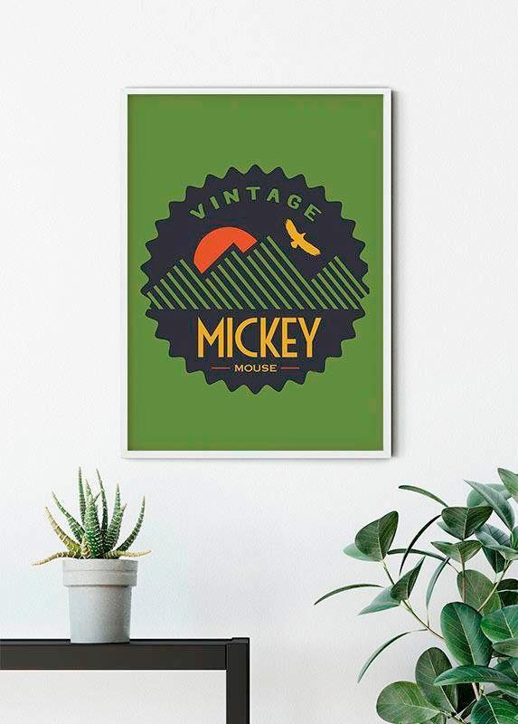 Komar Poster Mouse | BAUR (1 St.), »Mickey Wohnzimmer Kinderzimmer, Schlafzimmer, Disney, Vintage«