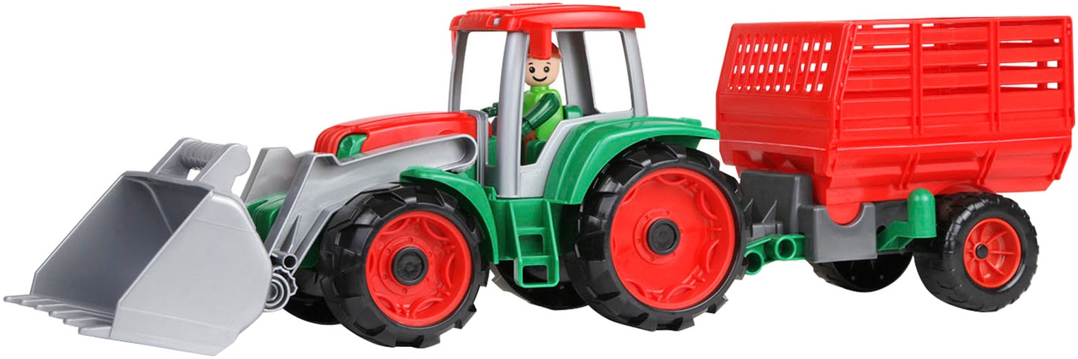 Spielzeug-Traktor »TRUXX Traktor«, mit Heuanhänger; inkl. Spielfigur; Made in Europe