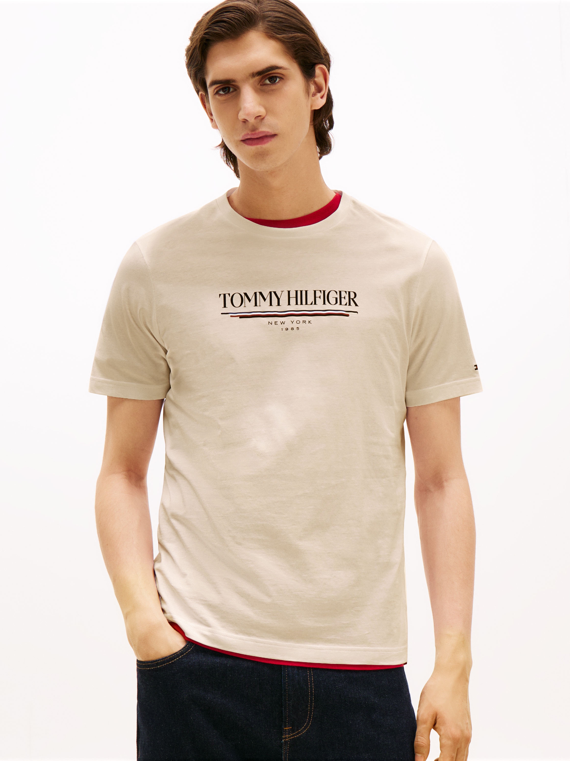Tommy Hilfiger T-Shirt "BRAND LOVE HILFIGER TEE" günstig online kaufen