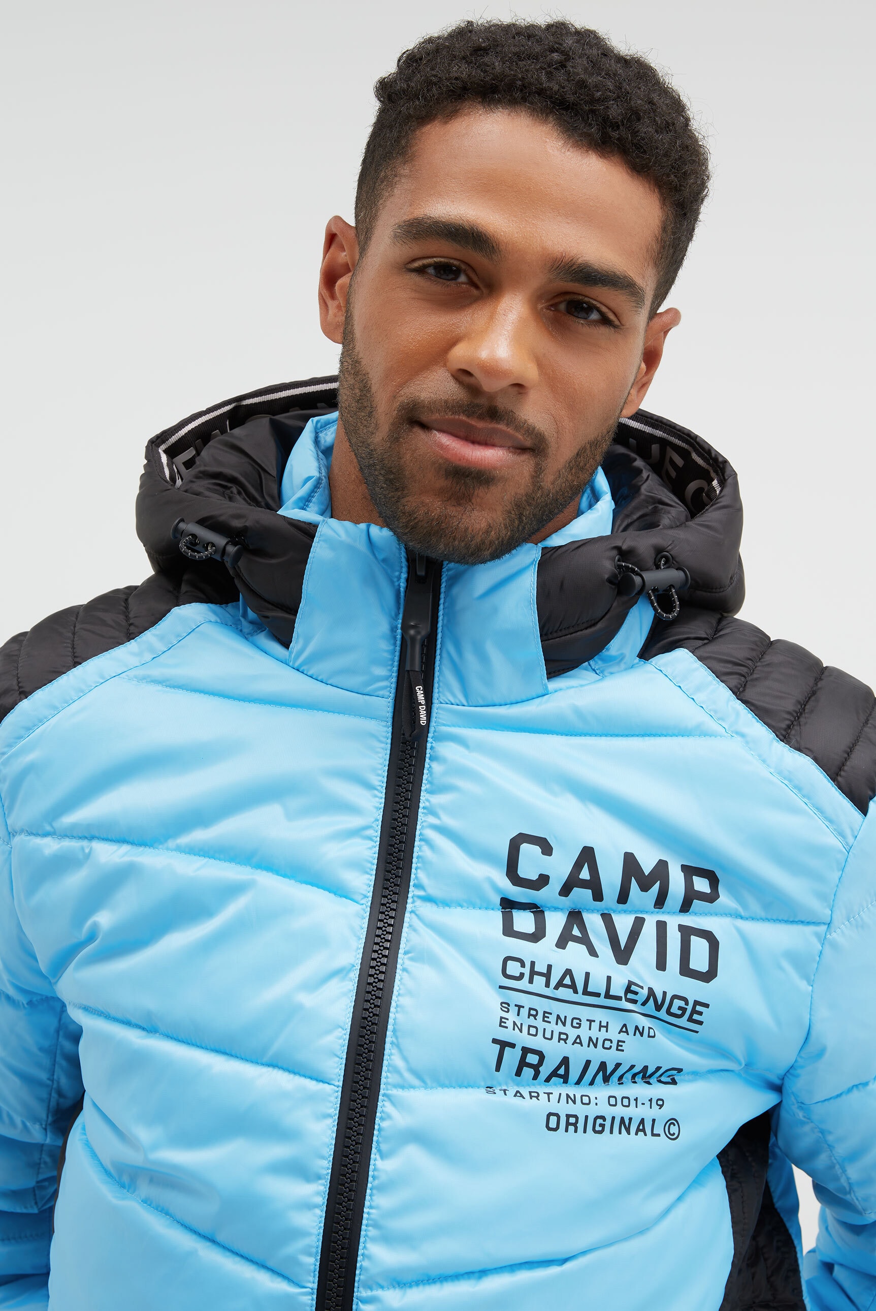 CAMP DAVID Winterjacke mit Kapuze mit abtrennbarer Kapuze