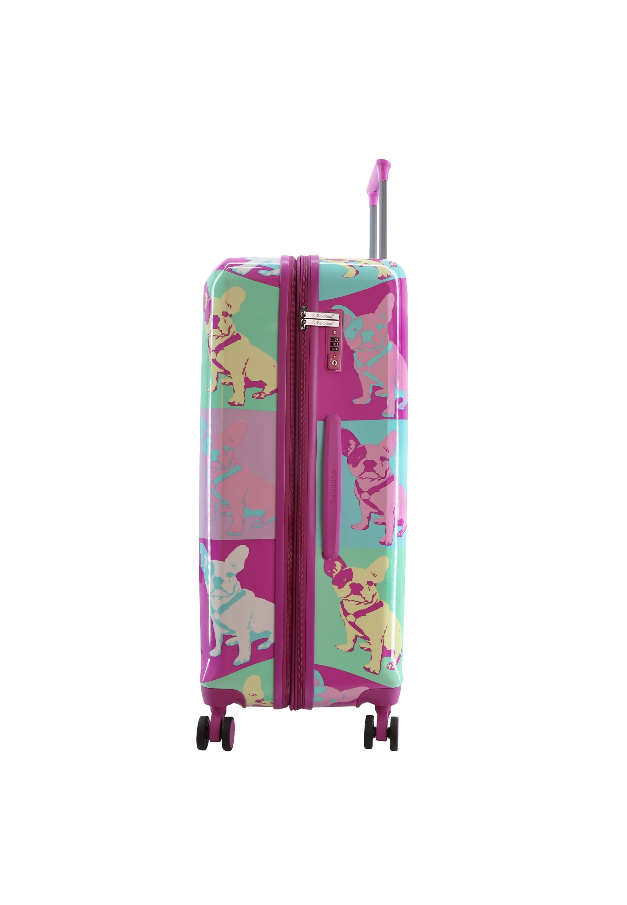 Saxoline® Koffer »Bulldog Emotion«, aus ABS- und PC-Materialien