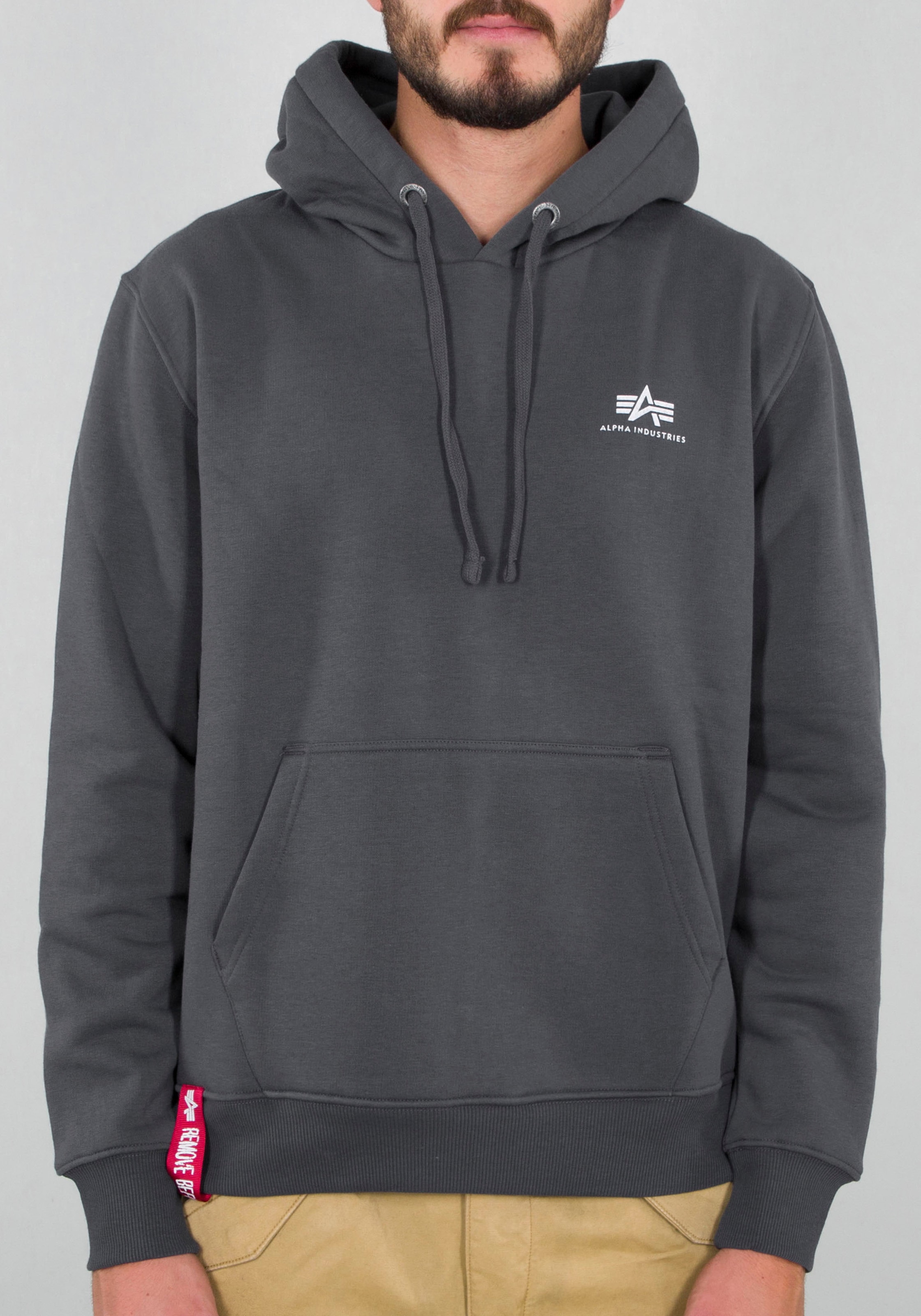 Alpha Industries Kapuzensweatshirt "Hoody Small Logo", Baumwollmischung, re günstig online kaufen