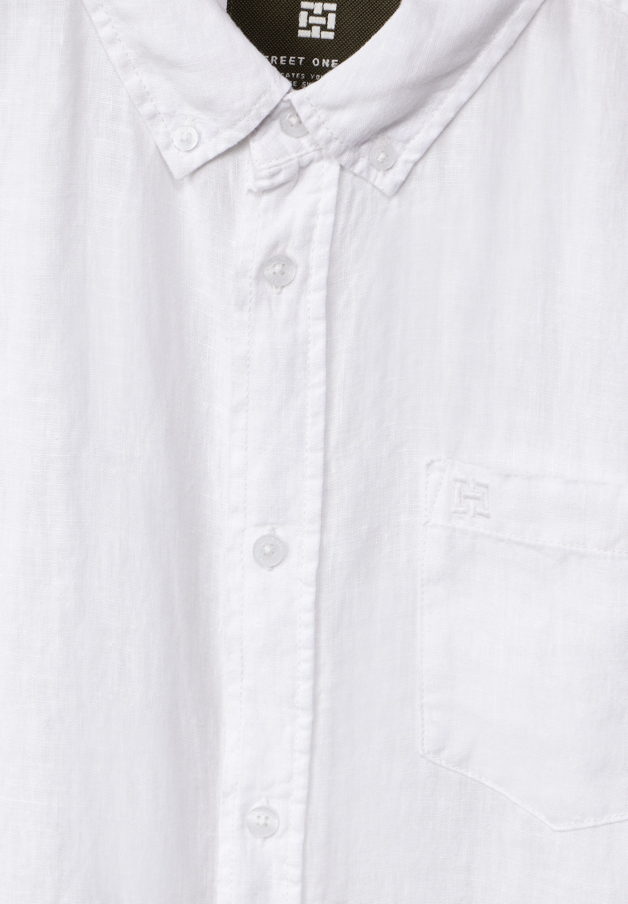 STREET ONE MEN Langarmhemd, soft und weich