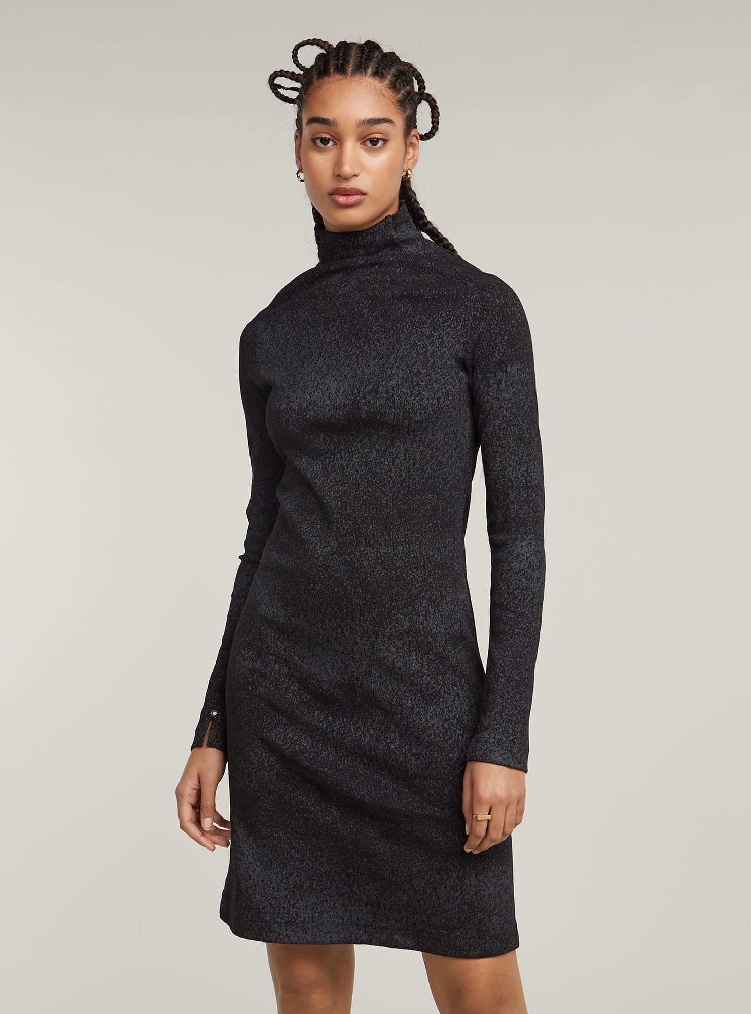 G-STAR Bodykleid "Coated Rib Dress" günstig online kaufen