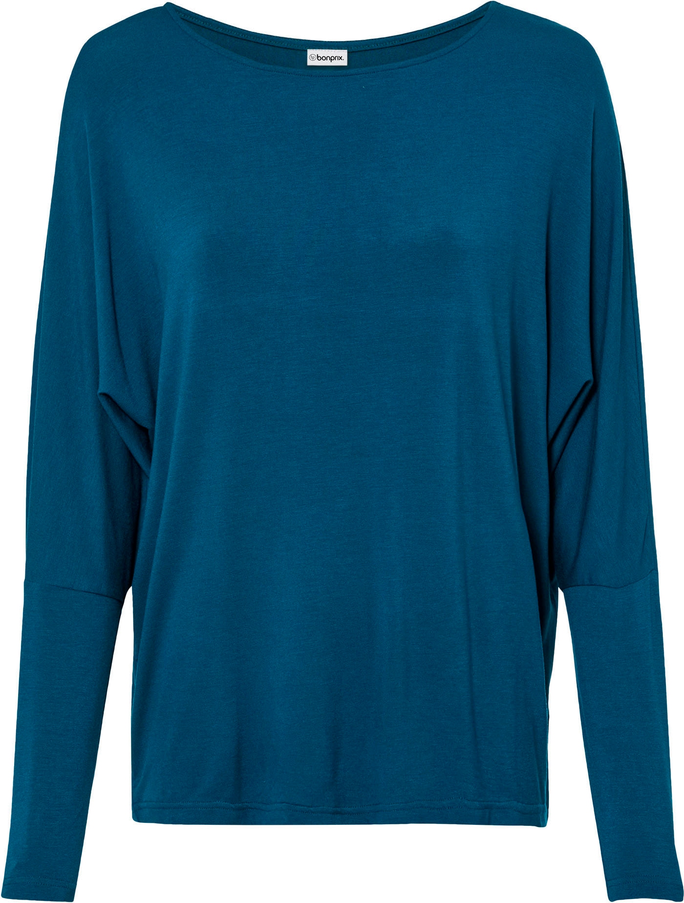 bonprix Langarmshirt »Langarmshirt aus softem Viskose-Mix« lässig geschnittene Passform, Rundhalsausschnitt, aus Viskose-Mix