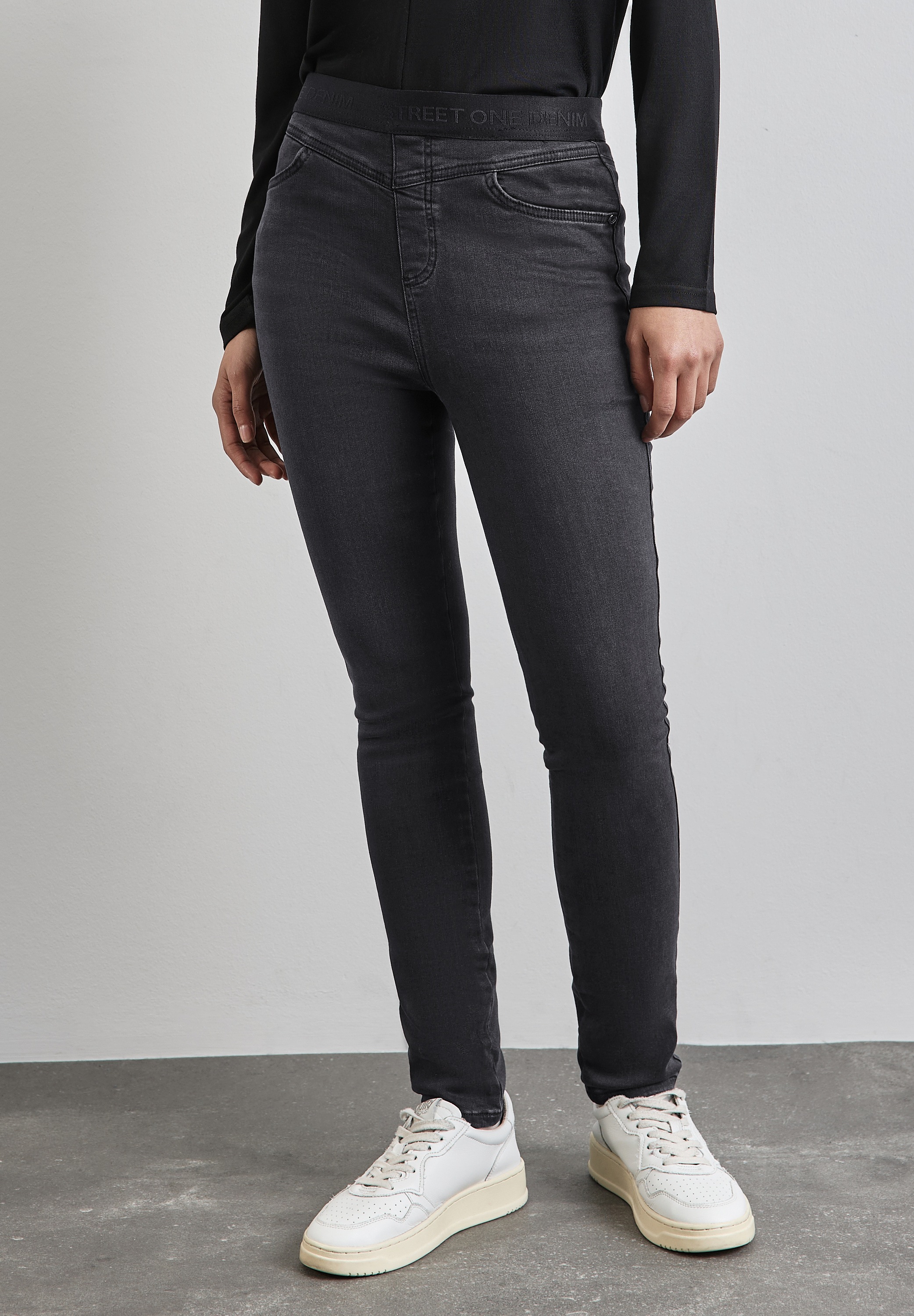 STREET ONE Skinny-fit-Jeans, High Waist